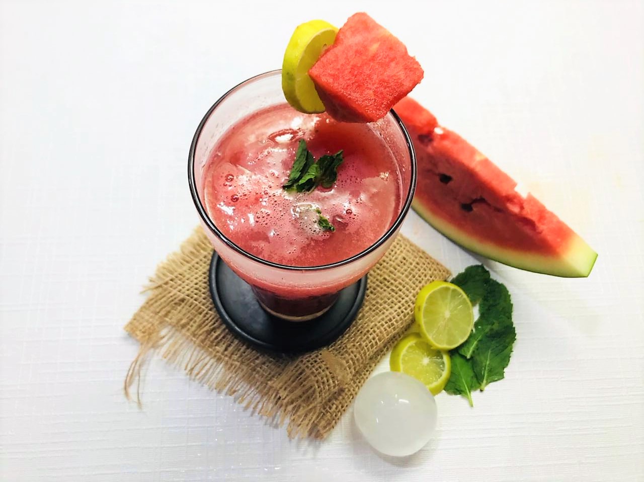 Watermelon Mint Cooler Recipe