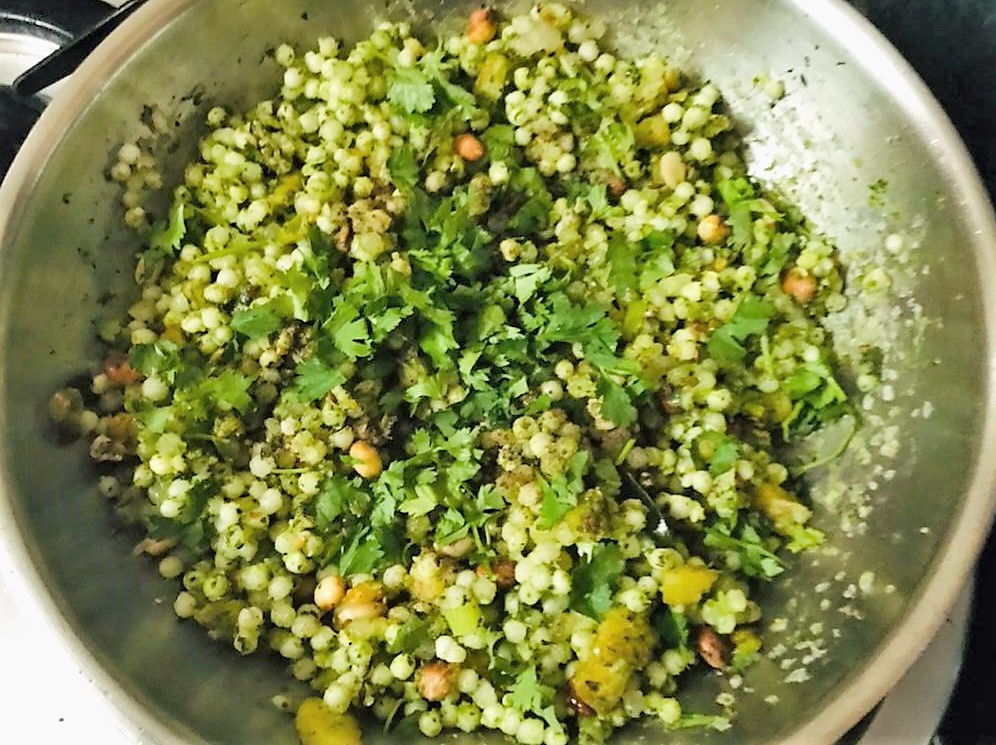 Hariyali Sabudana Khichdi Recipe