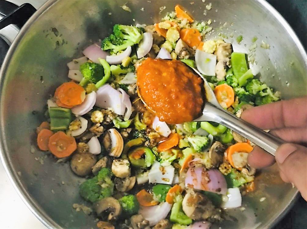 Vegetable in Hot Garlic Sauce Recipe