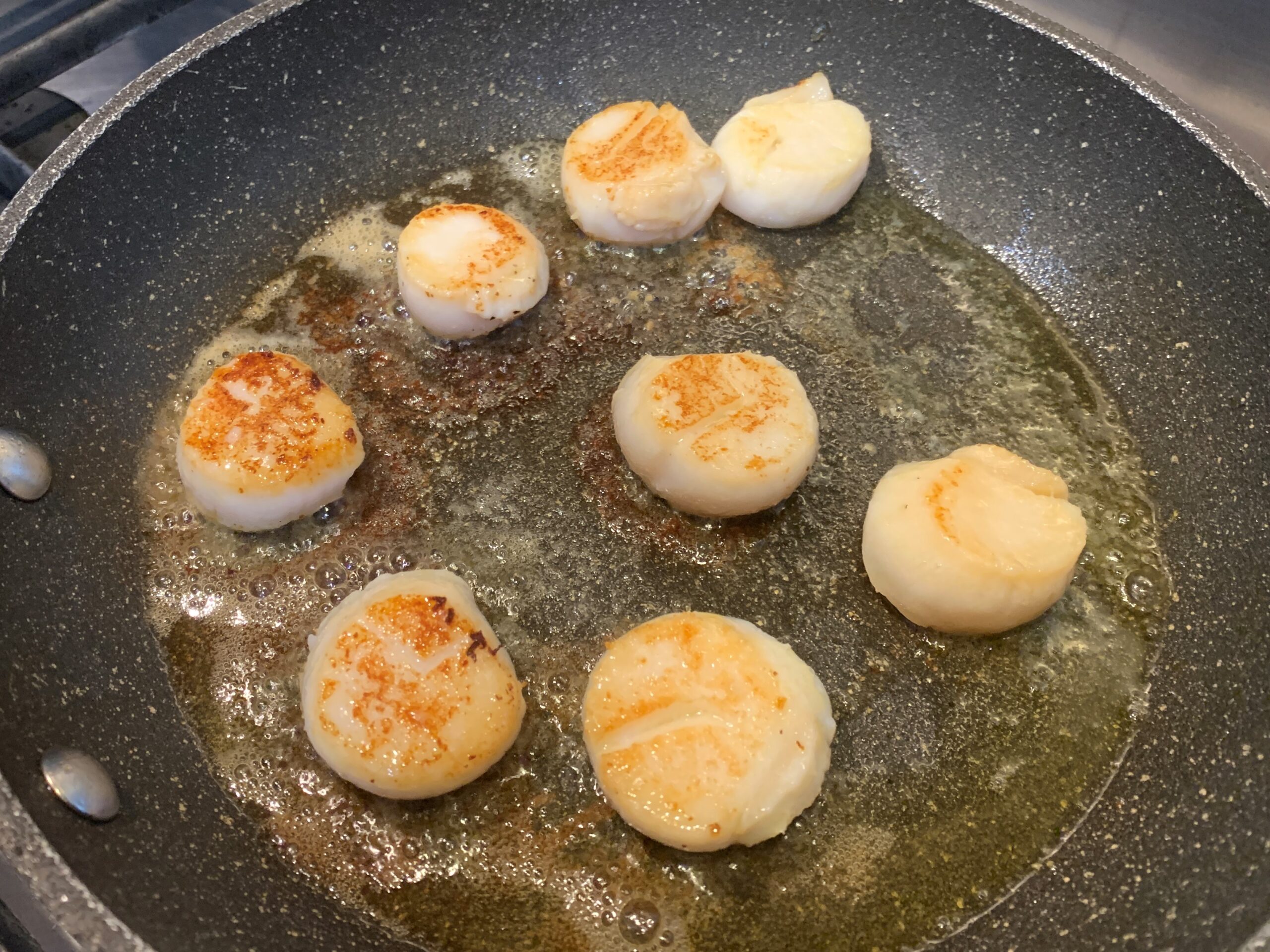 Pan Fried Scallops with Samphire and Hazelnut Butter Recipe