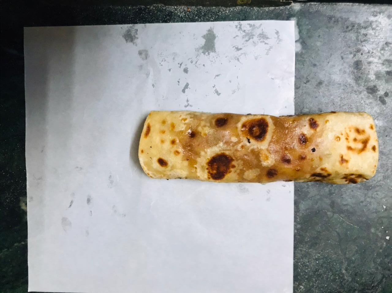 Schezwan Paneer Frankie Recipe (Wrap)