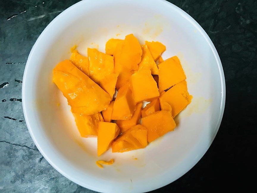 Eggless Mango Mousse Recipe