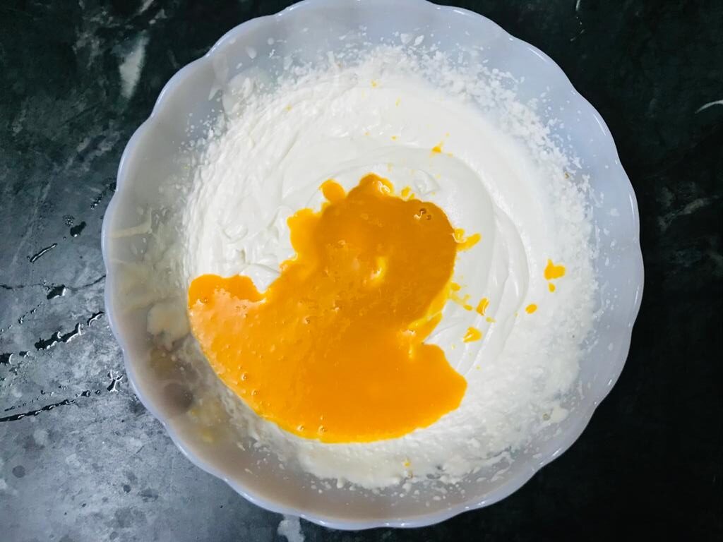 Eggless Mango Mousse Recipe