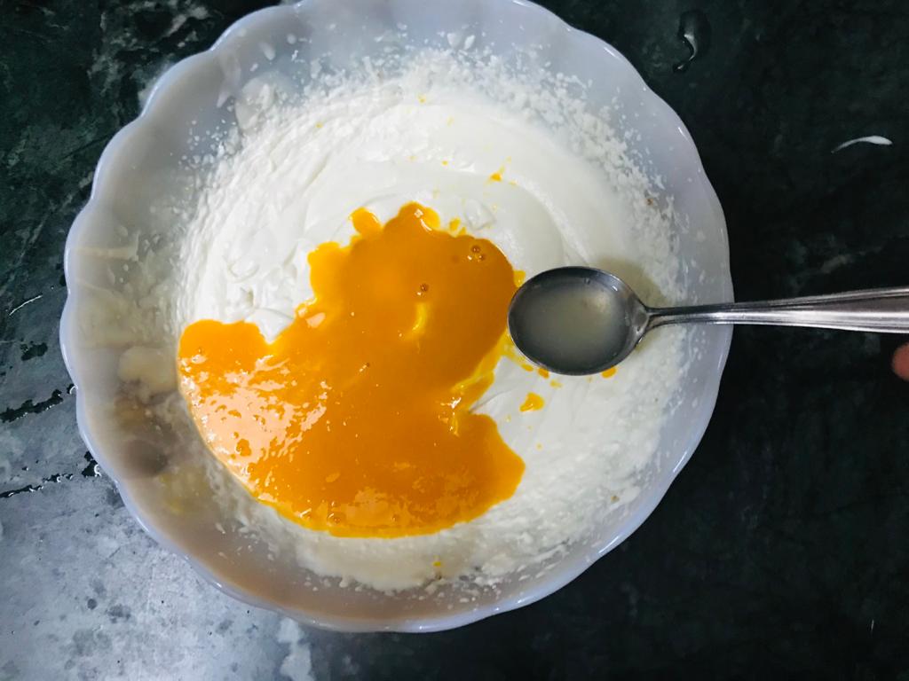 Eggless Mango Mousse Recipe