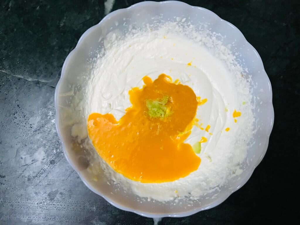 Eggless Mango Mousse Recipe