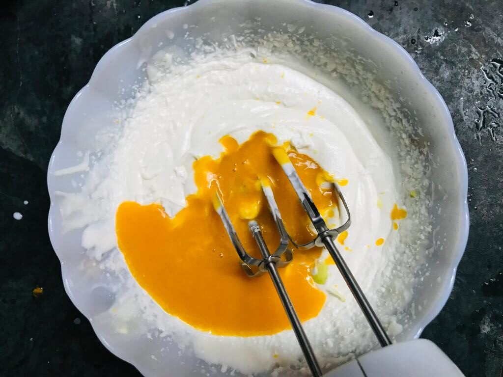 Eggless Mango Mousse Recipe