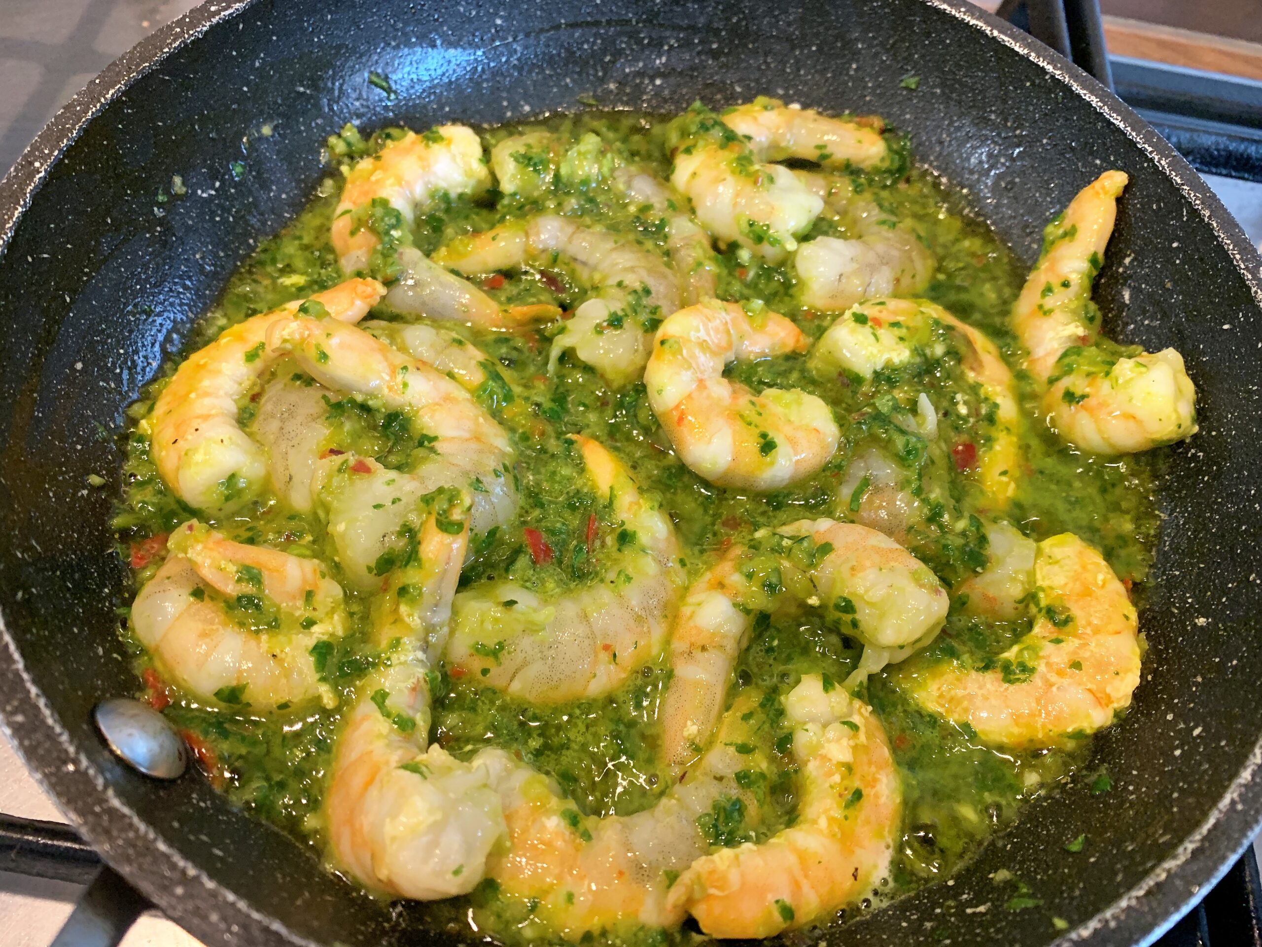 Simple Chimichurri Prawns Recipe