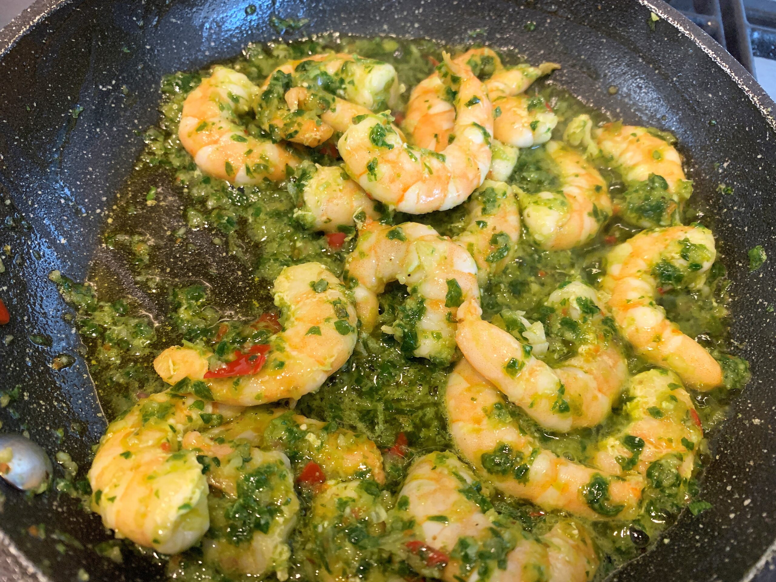 Simple Chimichurri Prawns Recipe