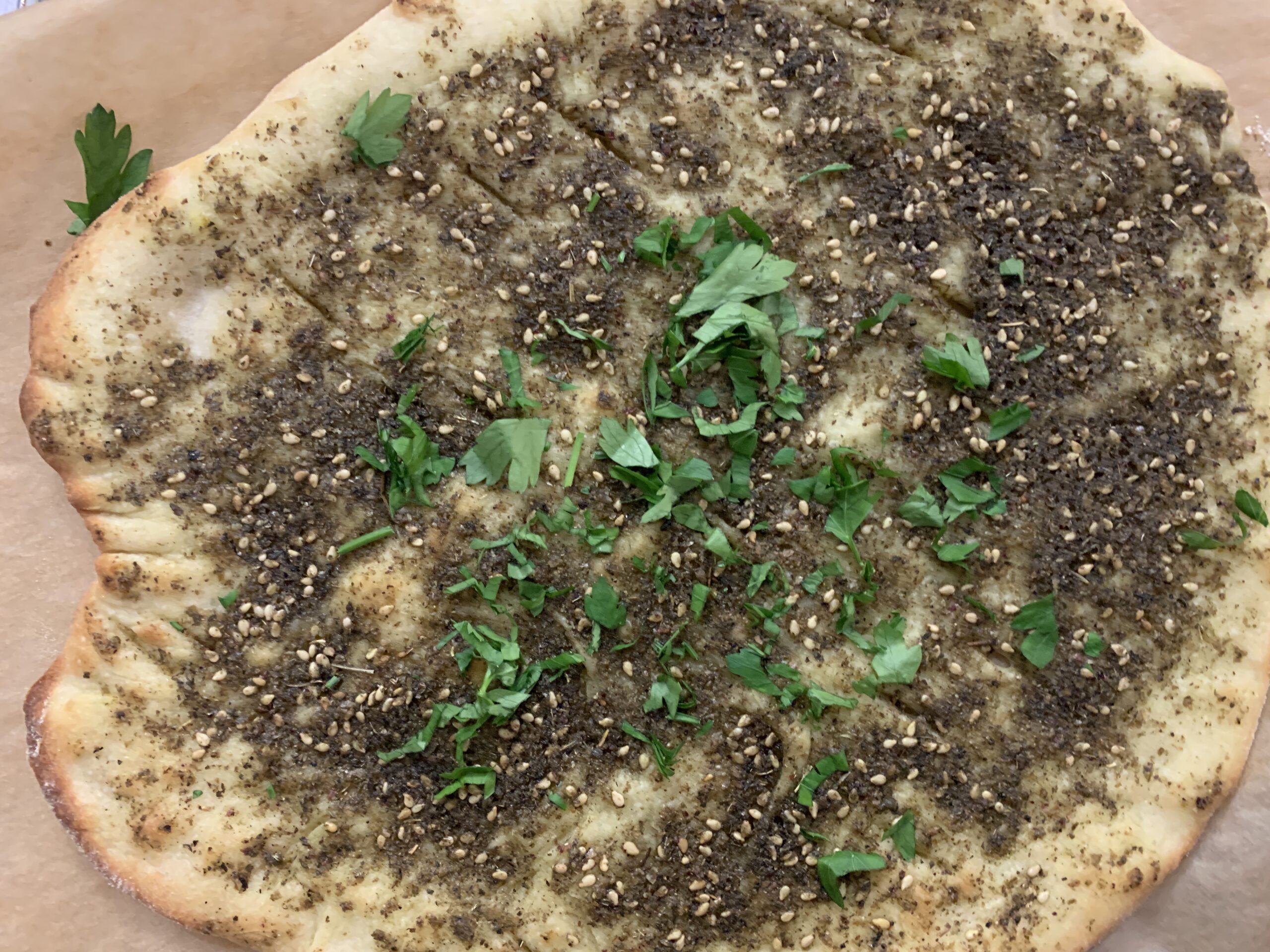 Lebanese Zaatar Man’oushe Recipe