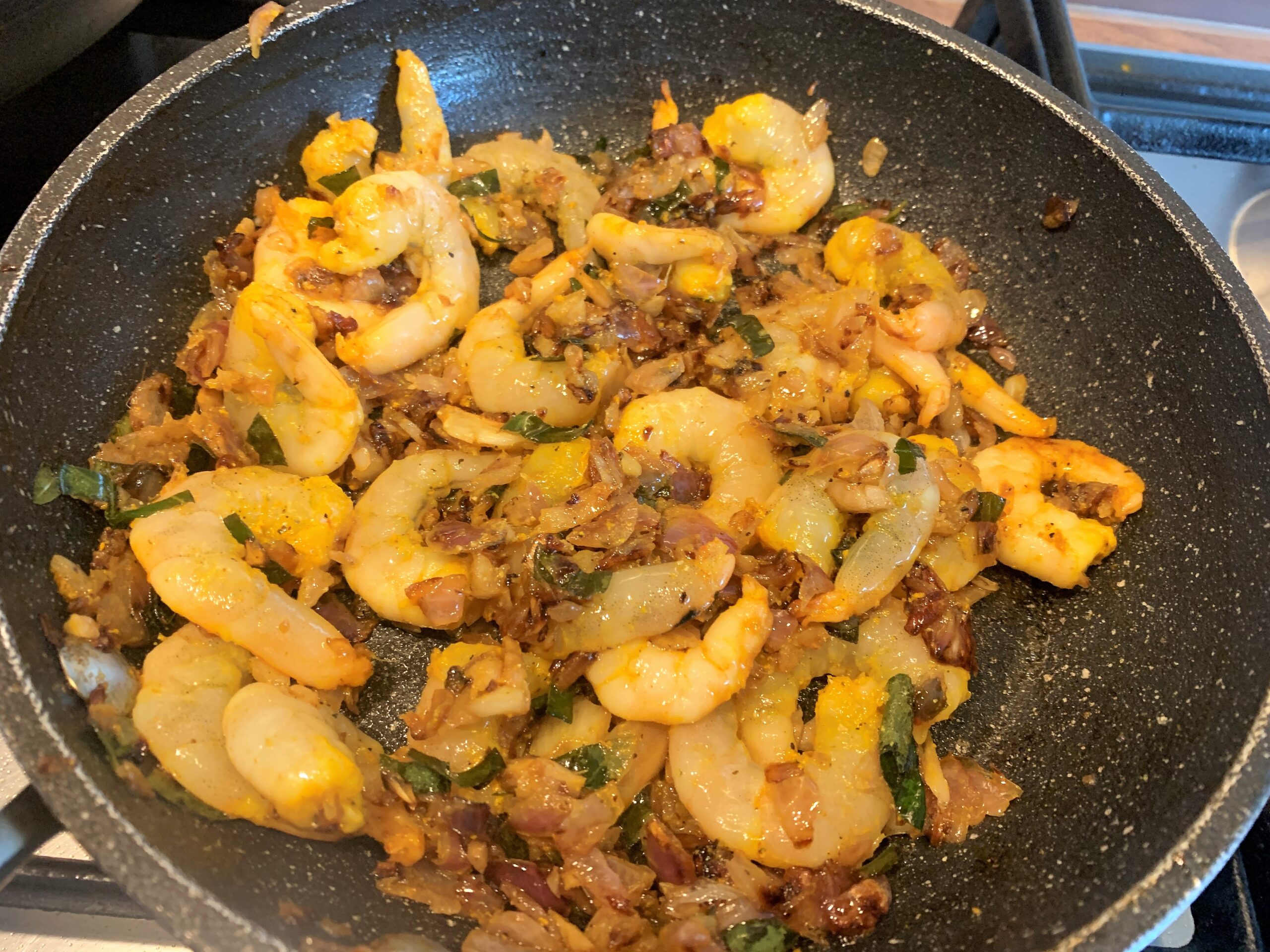 Prawns Pepper Fry Recipe