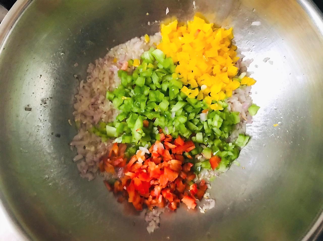 6 Layered Fusion Mexican Rice Dish Recipe
