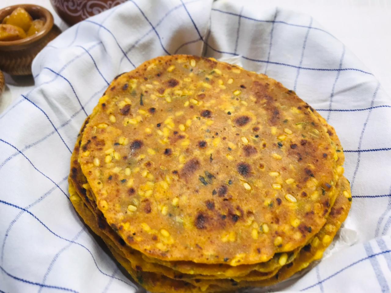 Moong Dal Paratha Recipe