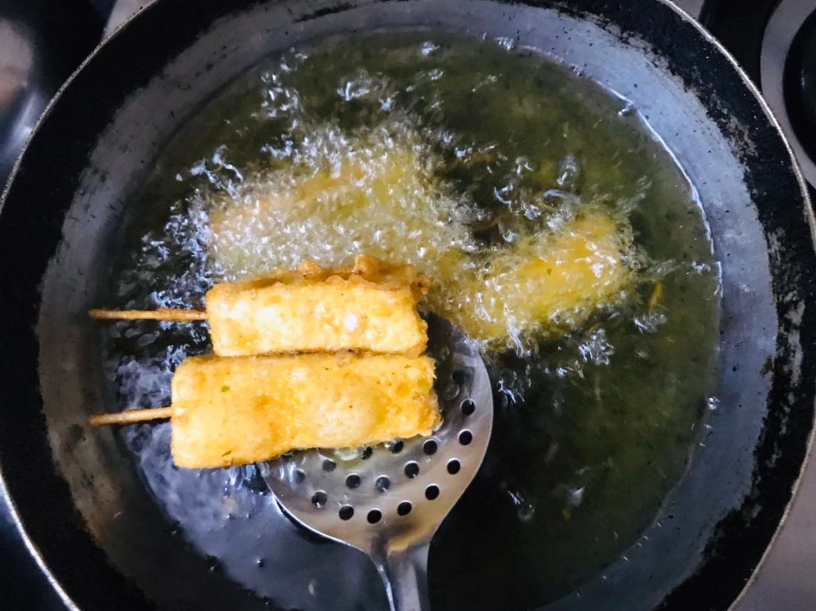 Schezwan Paneer Sticks Recipe