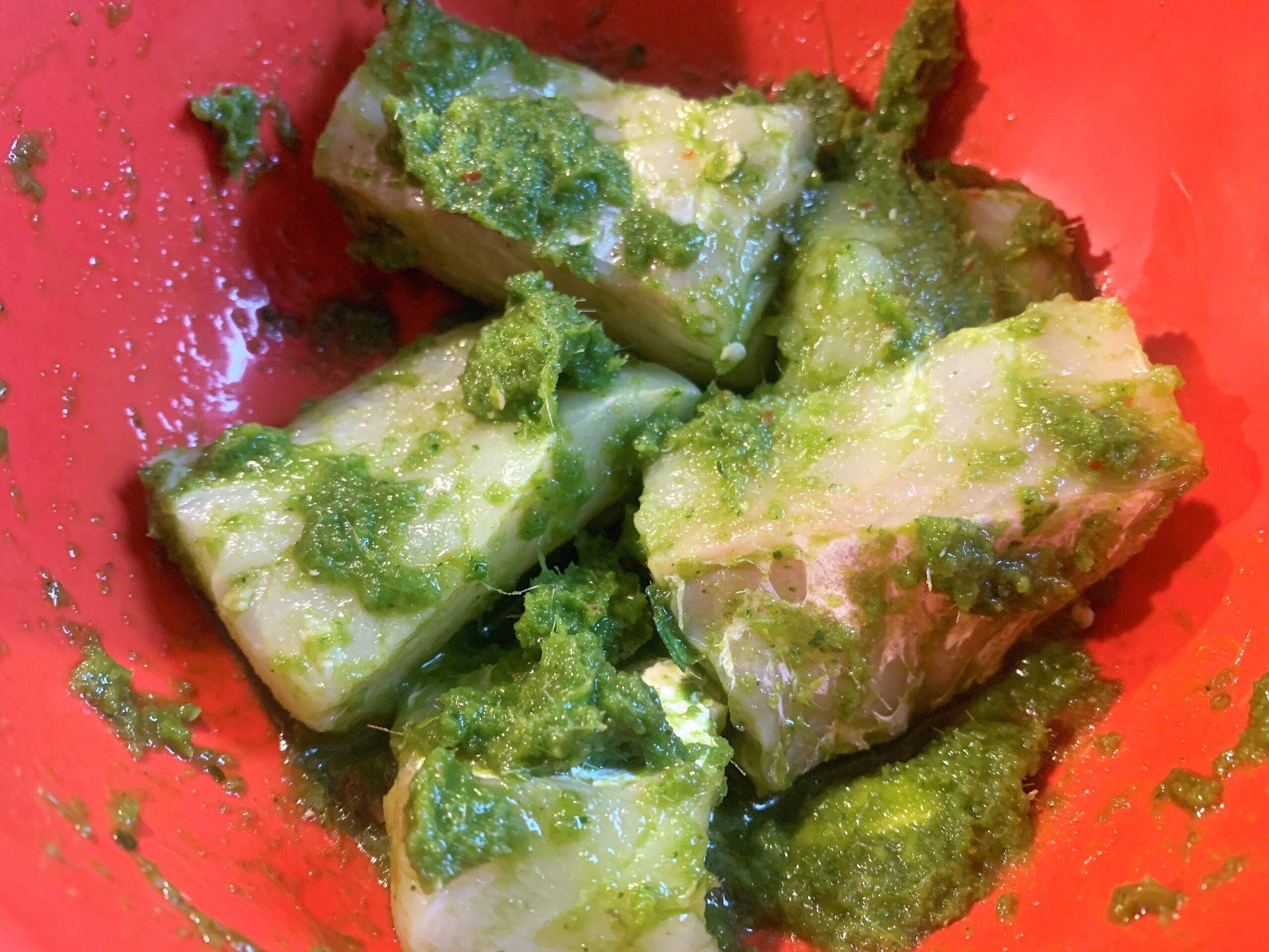 Thai Cod in Pandan Leaves Recipe