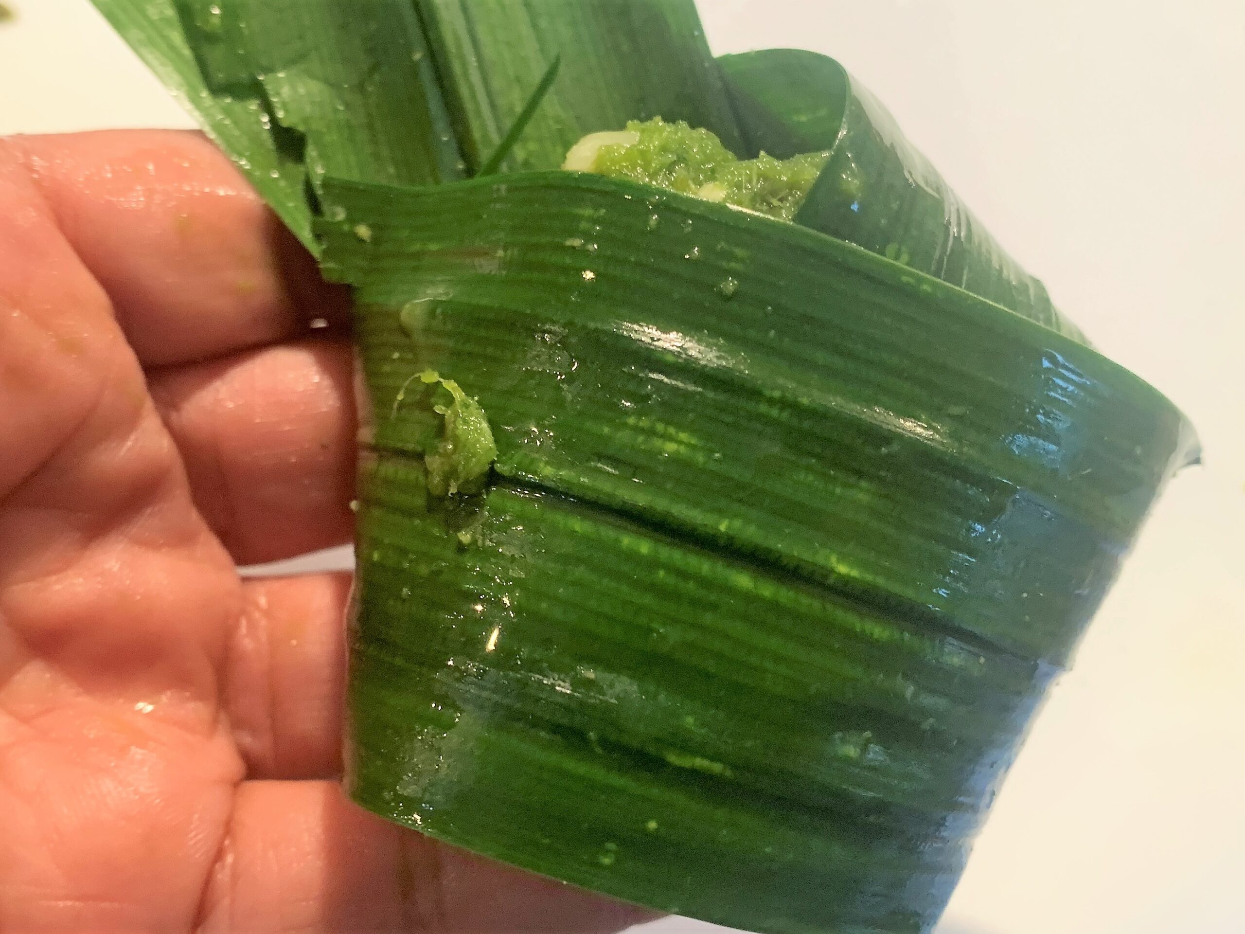 Thai Cod in Pandan Leaves Recipe