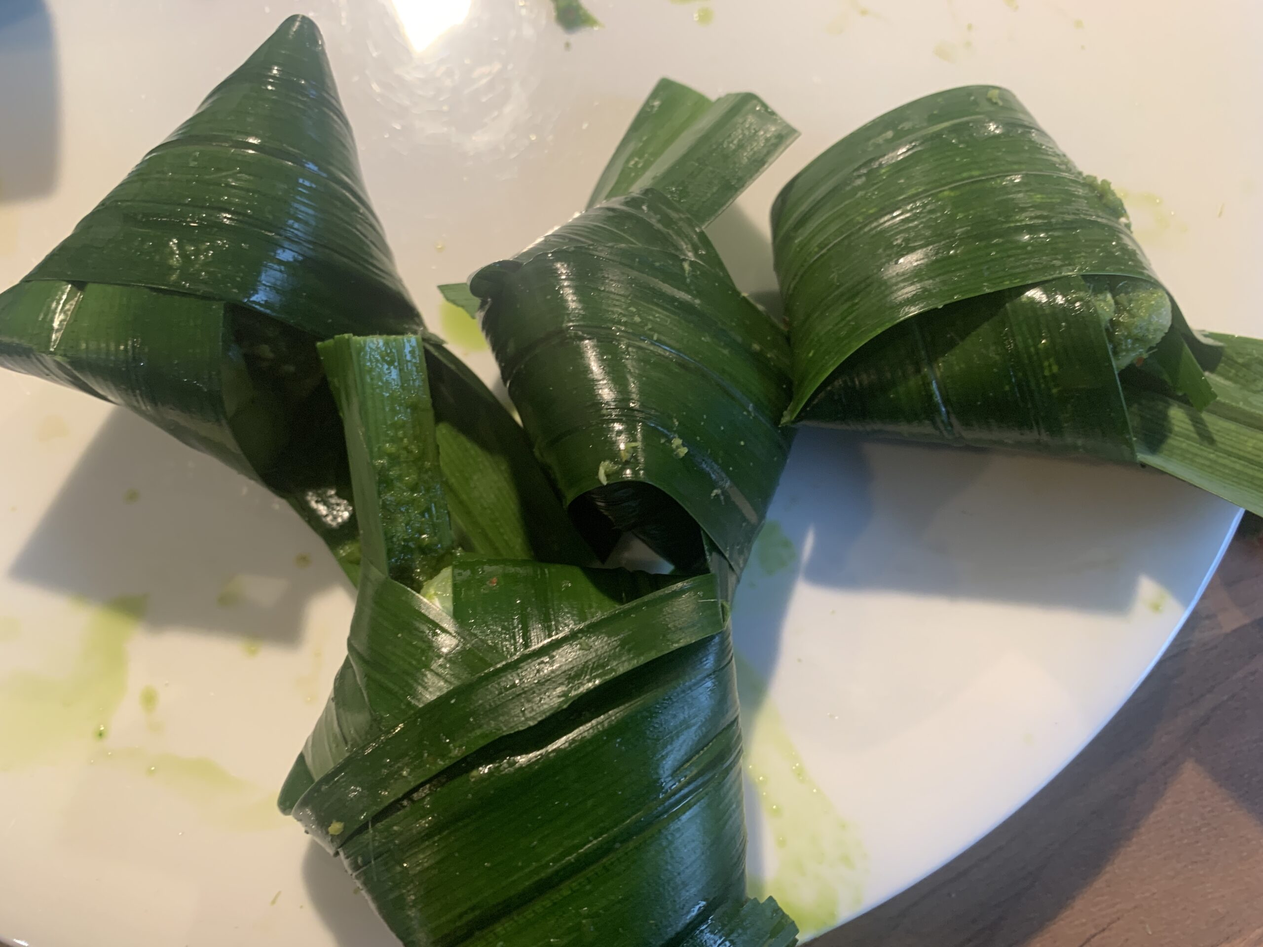 Thai Cod in Pandan Leaves Recipe