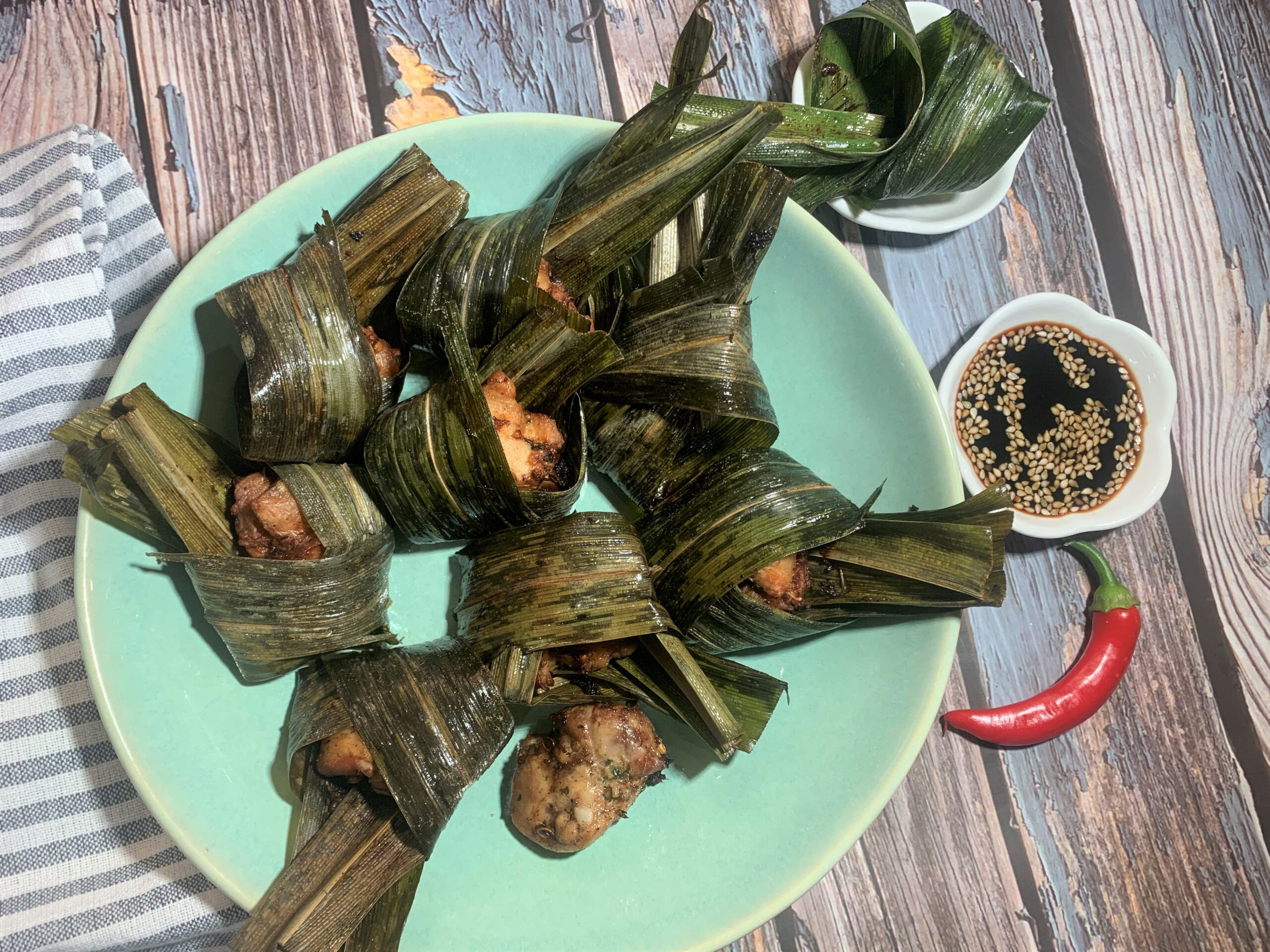 Thai Pandan Leaf Chicken Recipe (Gai Haw Bai Toey)