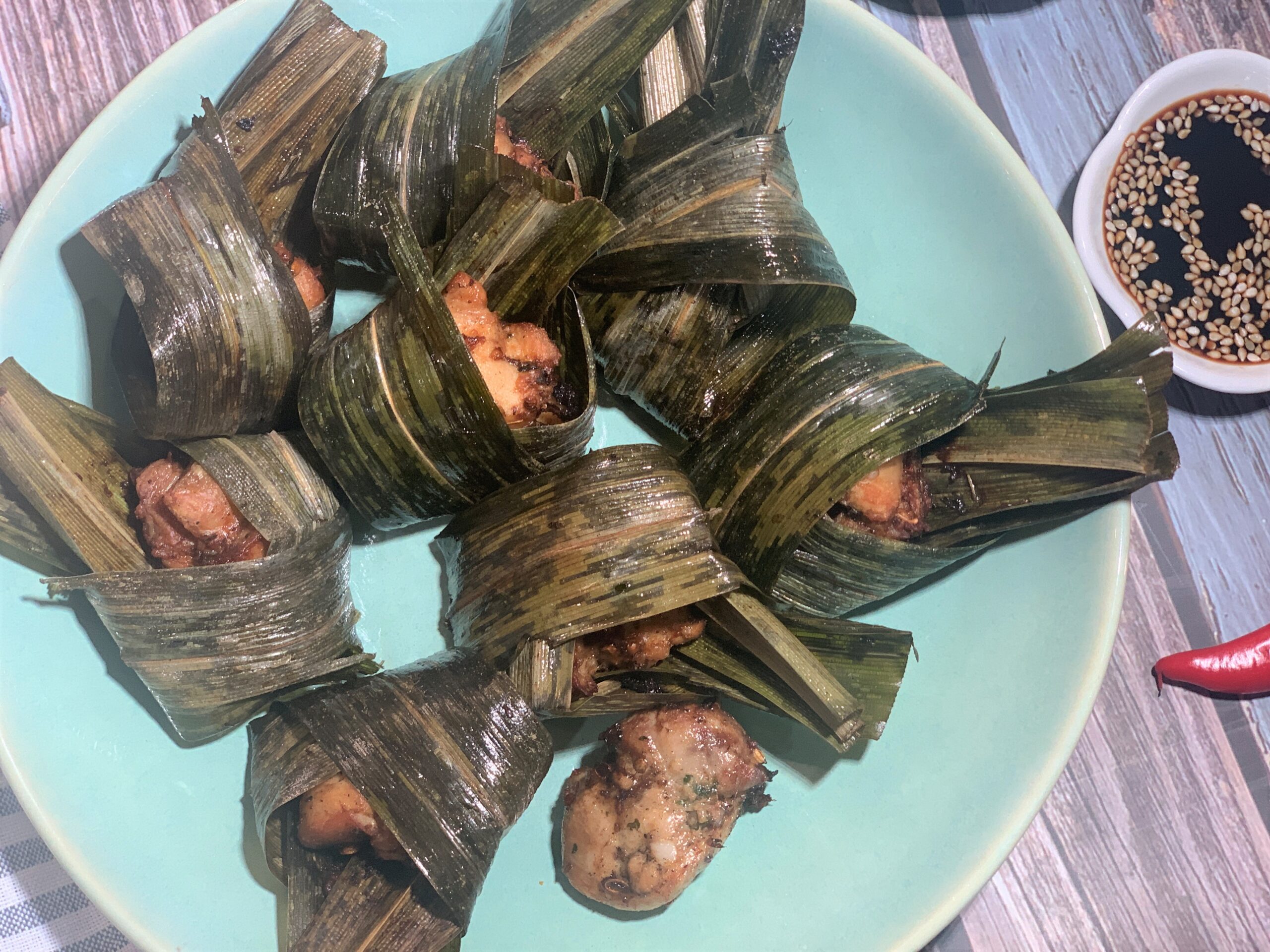 Thai Pandan Leaf Chicken Recipe (Gai Haw Bai Toey)