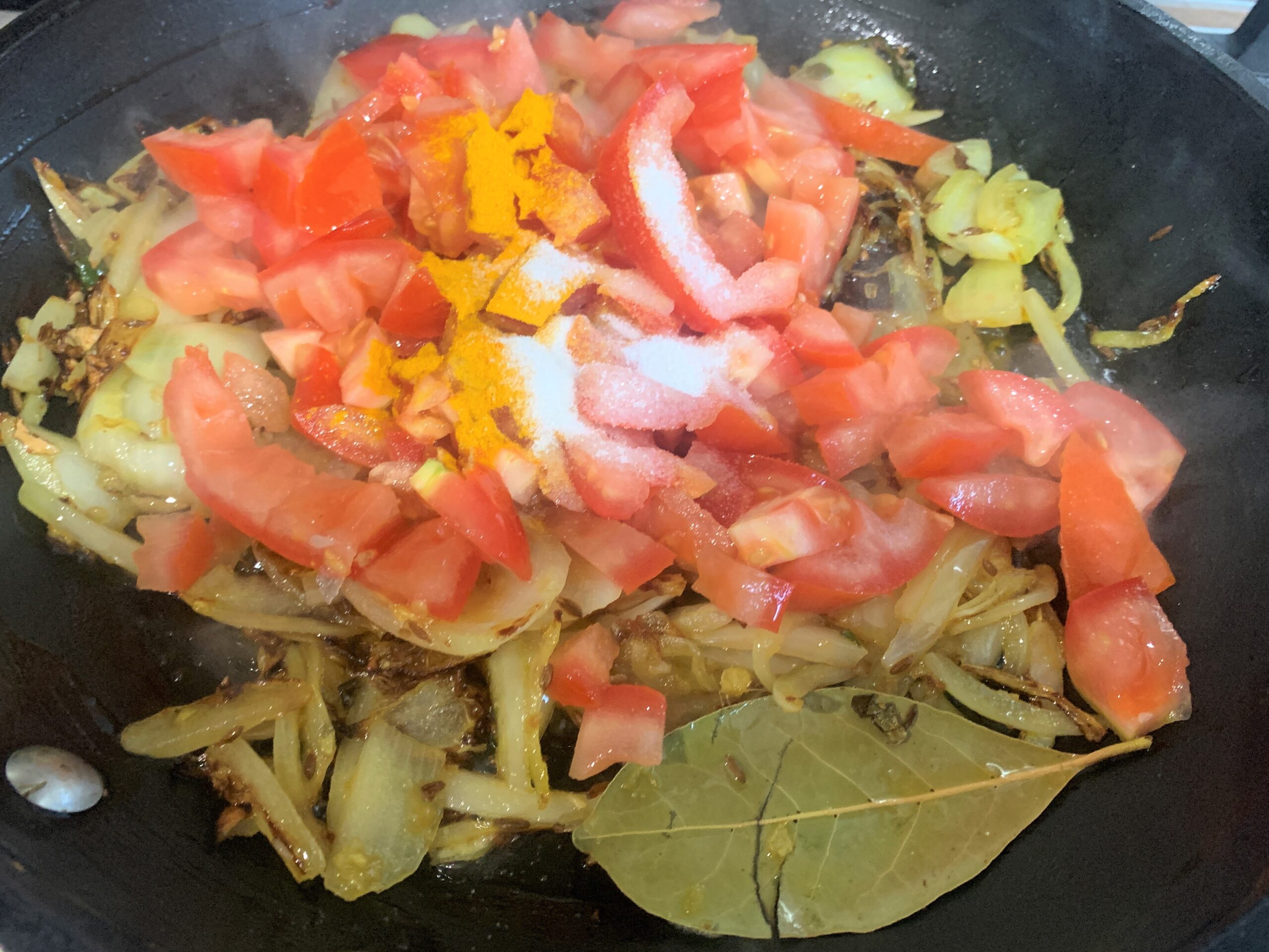 Aloo Baigan Recipe (Spiced Potato Aubergine)