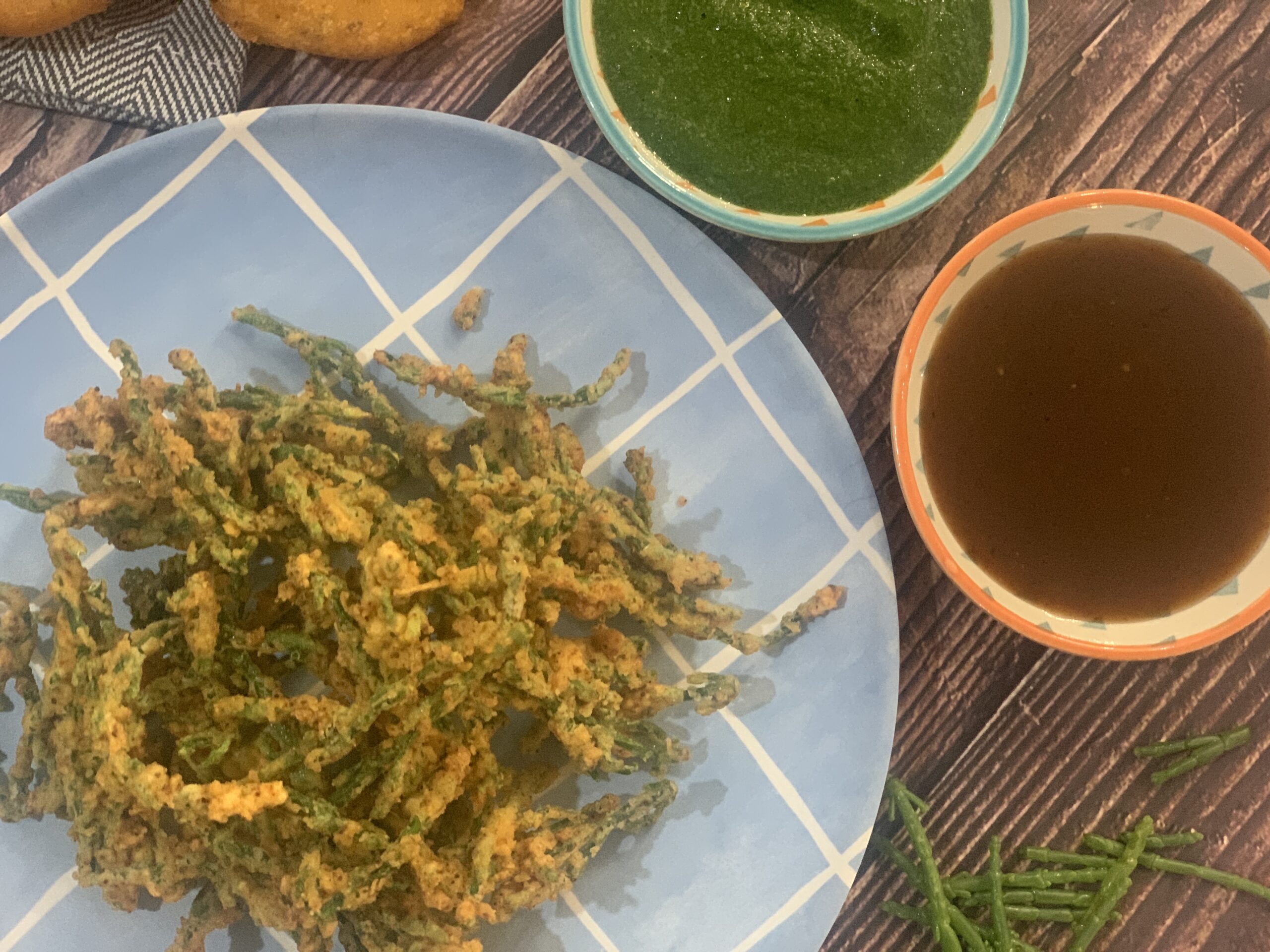 Samphire Pakora Recipe