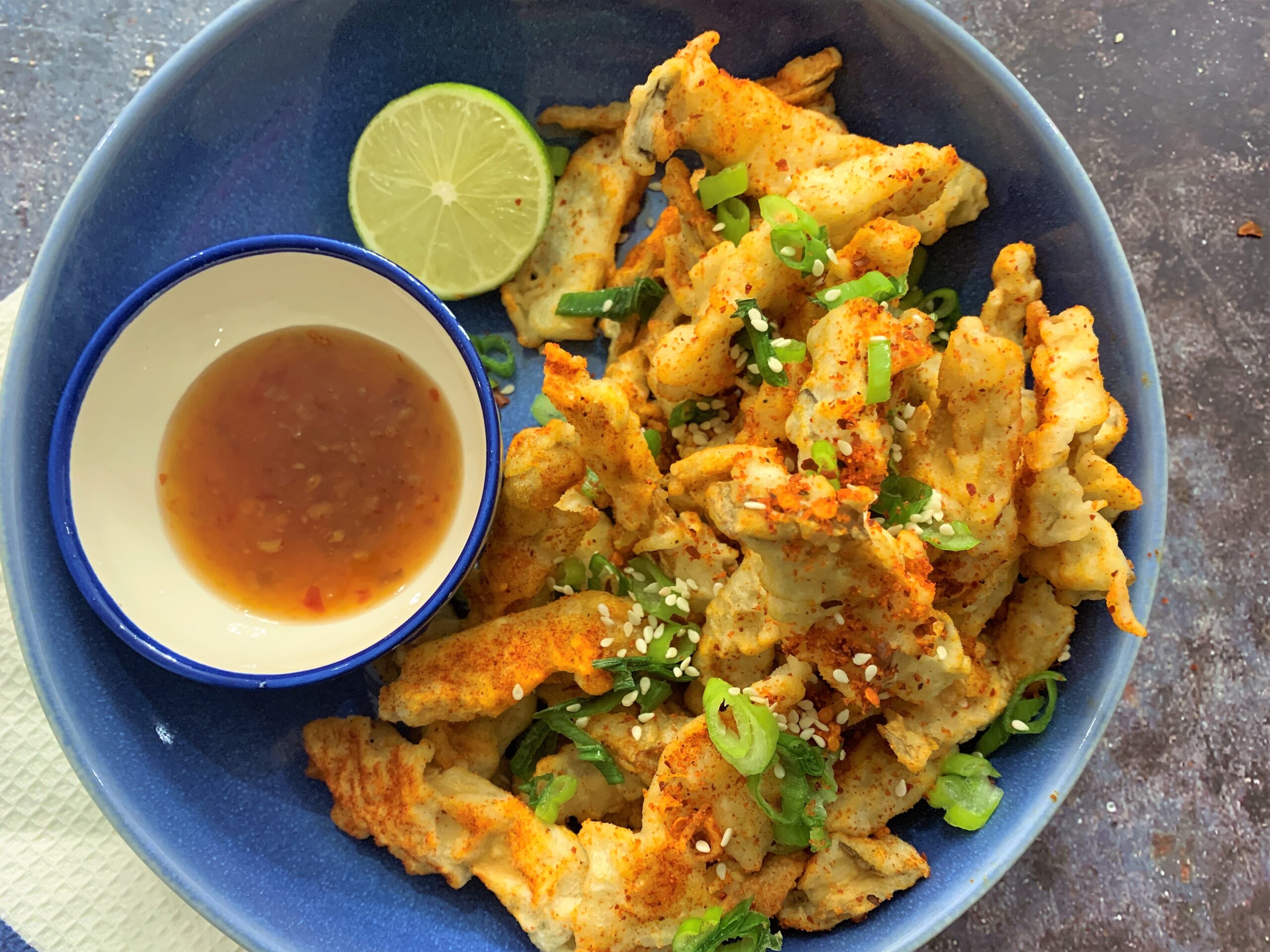 Sriracha King Oyster Mushrooms Recipe