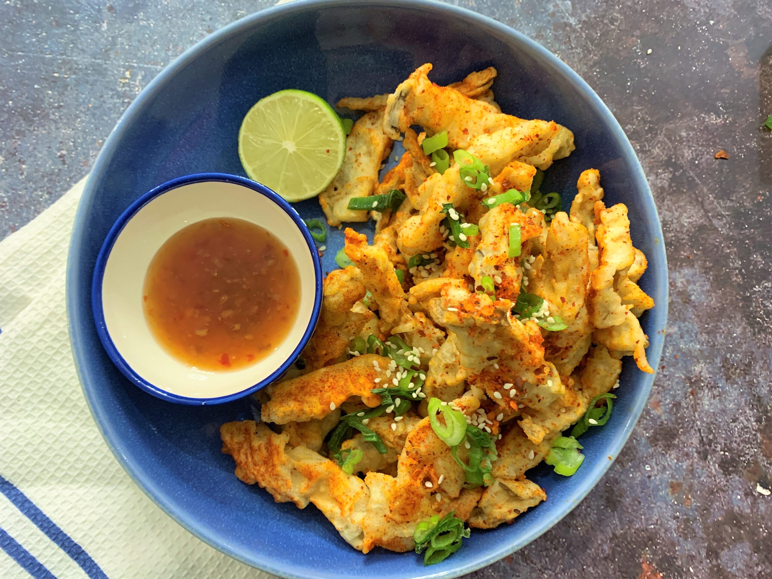 Sriracha King Oyster Mushrooms Recipe