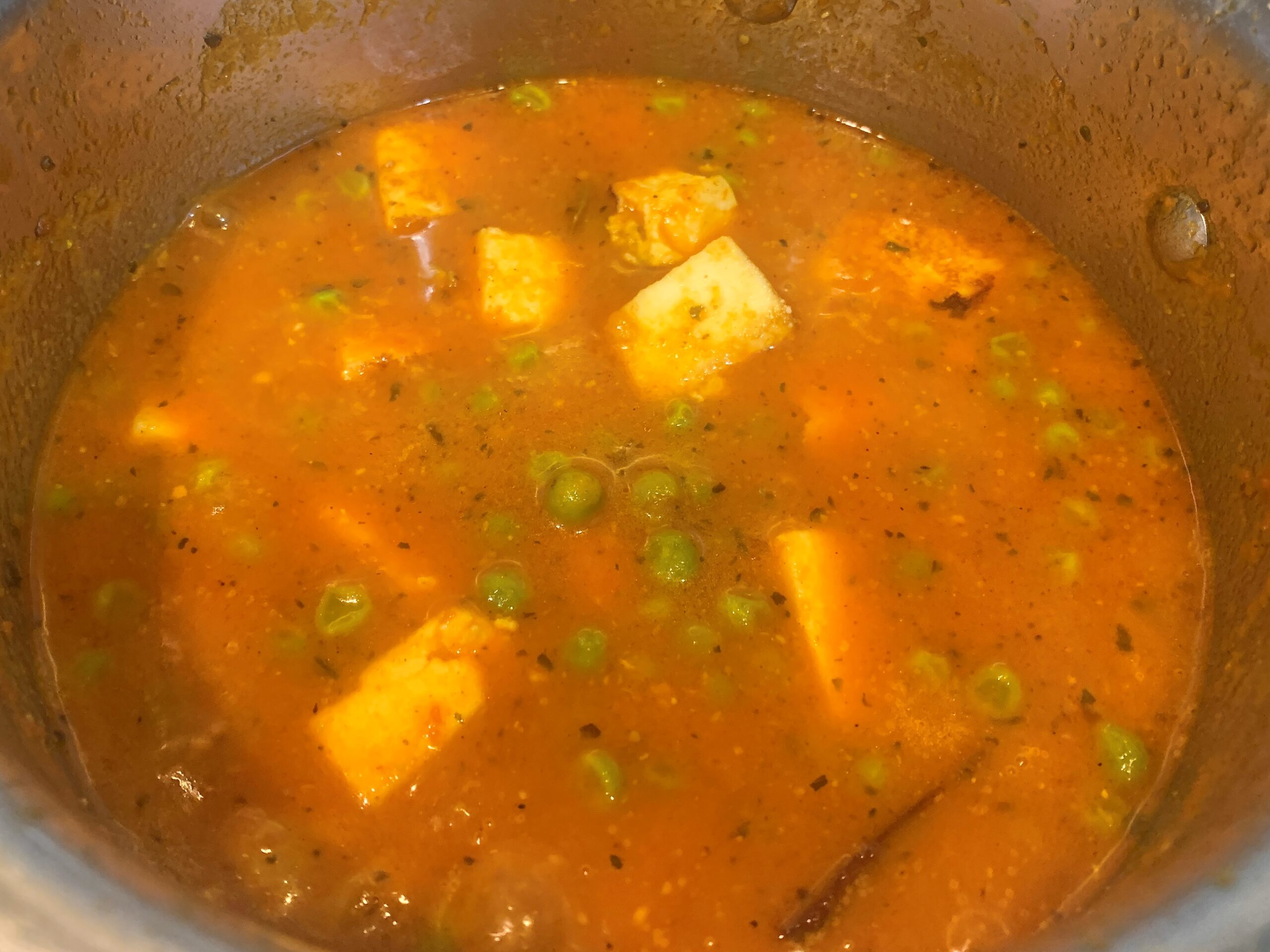 Matar Paneer with no Onion Recipe