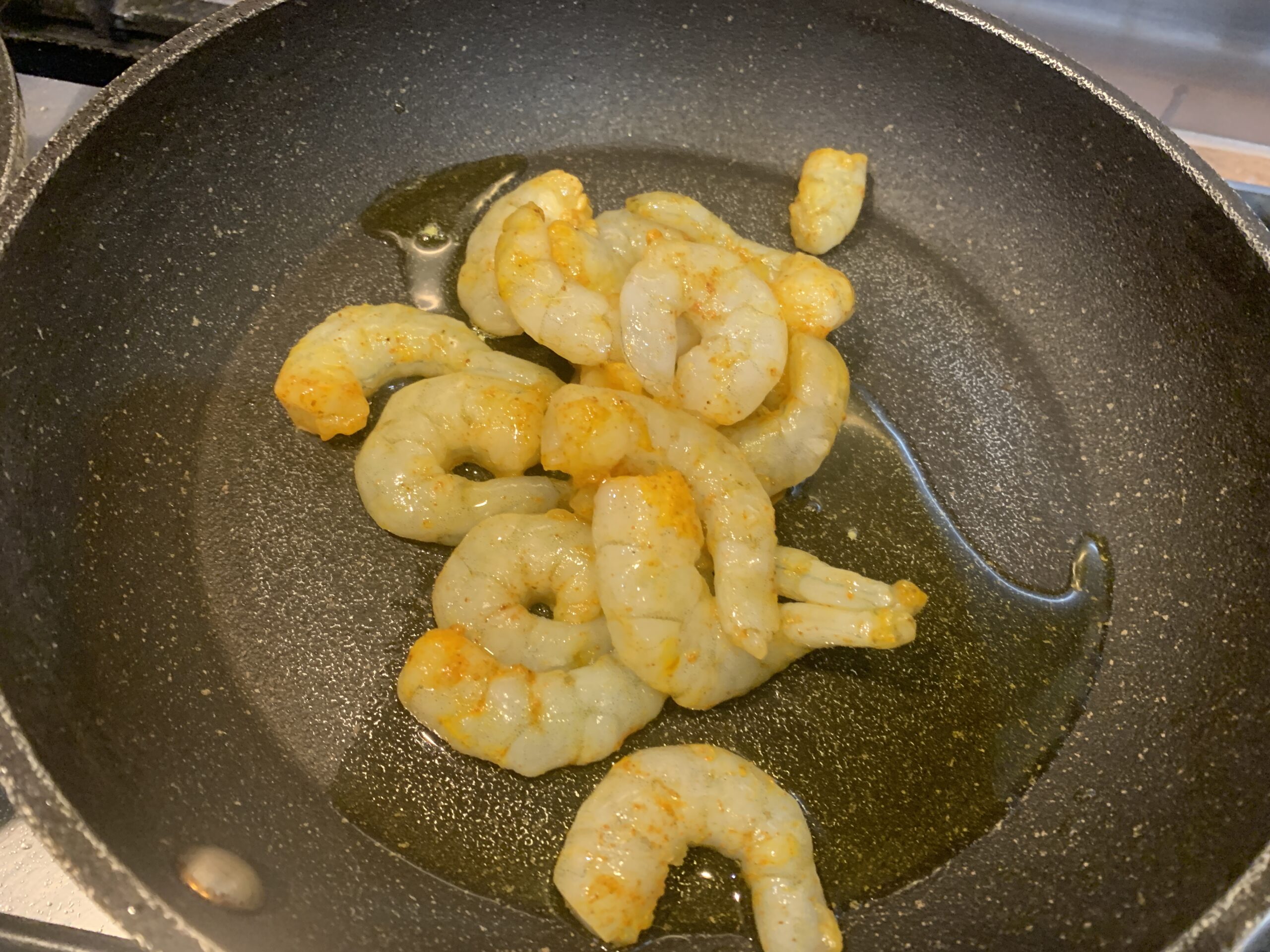 Stir fried Prawns with Mango Recipe