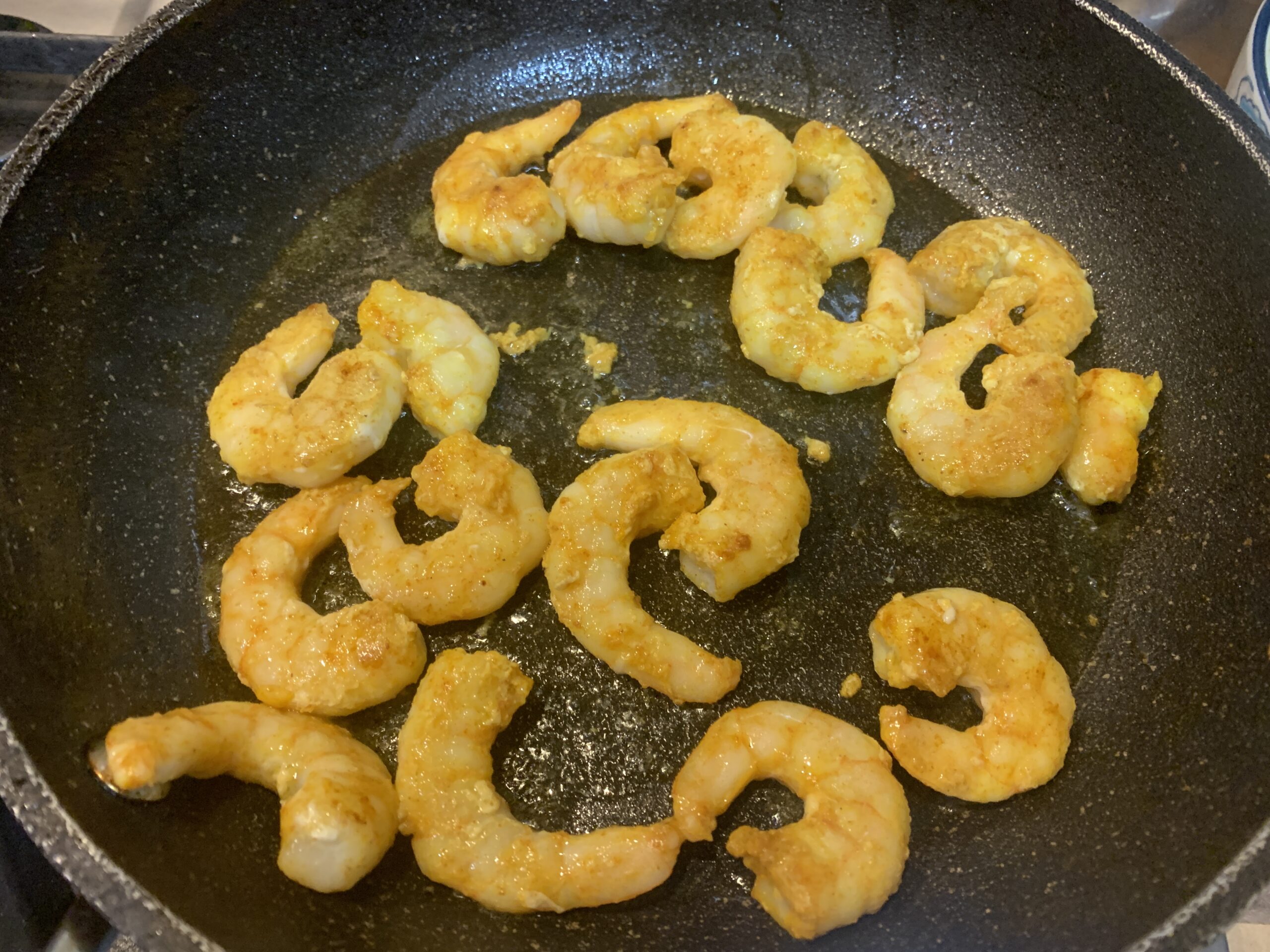 Stir fried Prawns with Mango Recipe