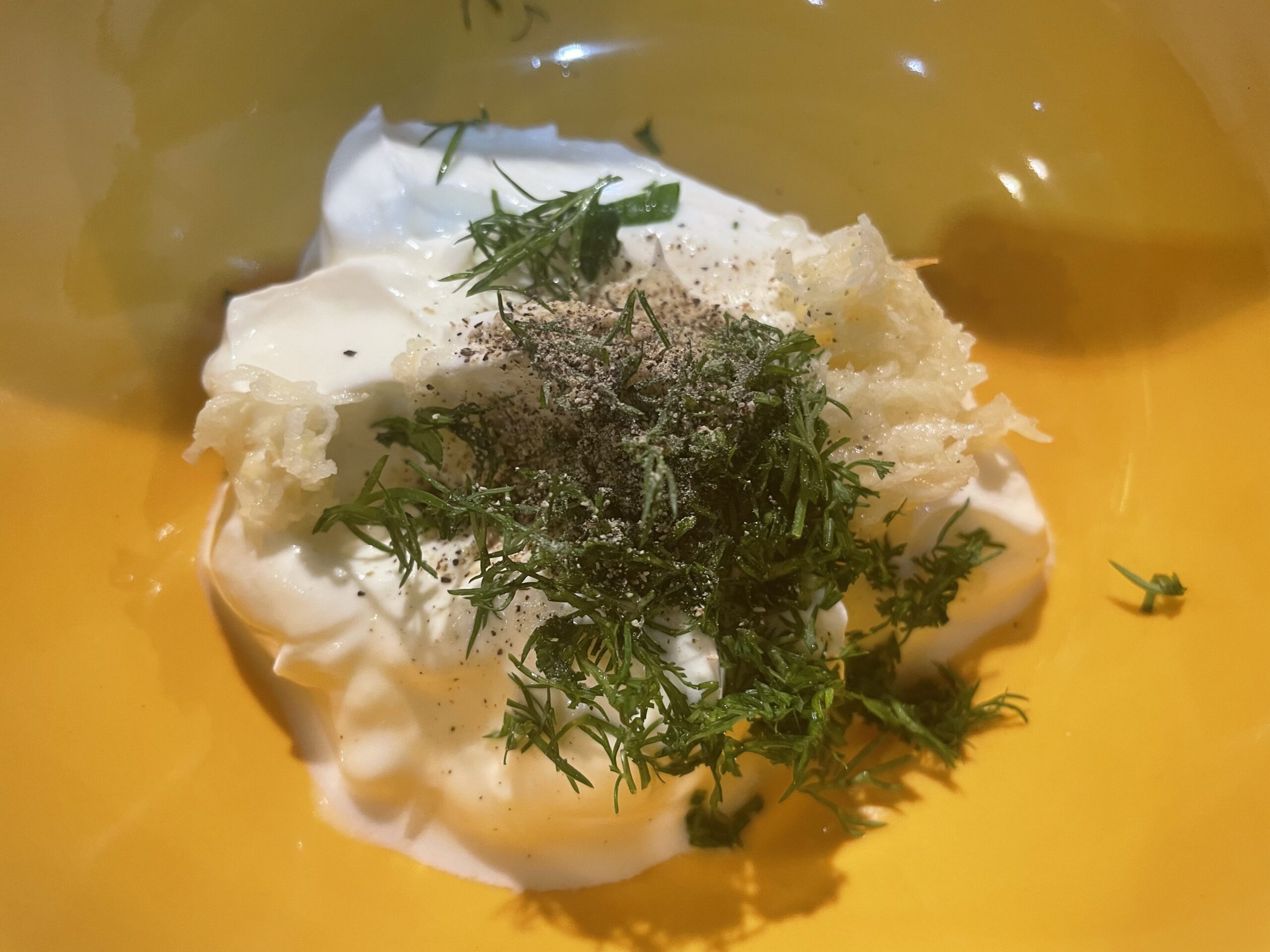 Garlic Yoghurt with Carrots Recipe
