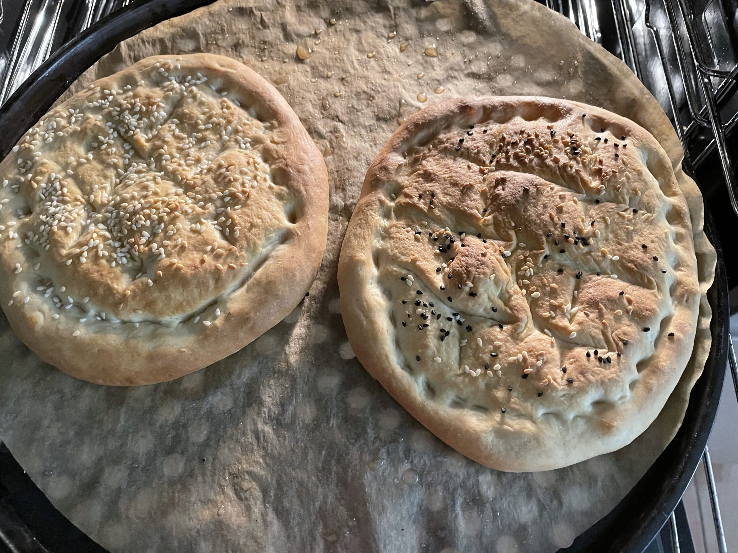 Turkish Bread/ Pide Ekmek Recipe
