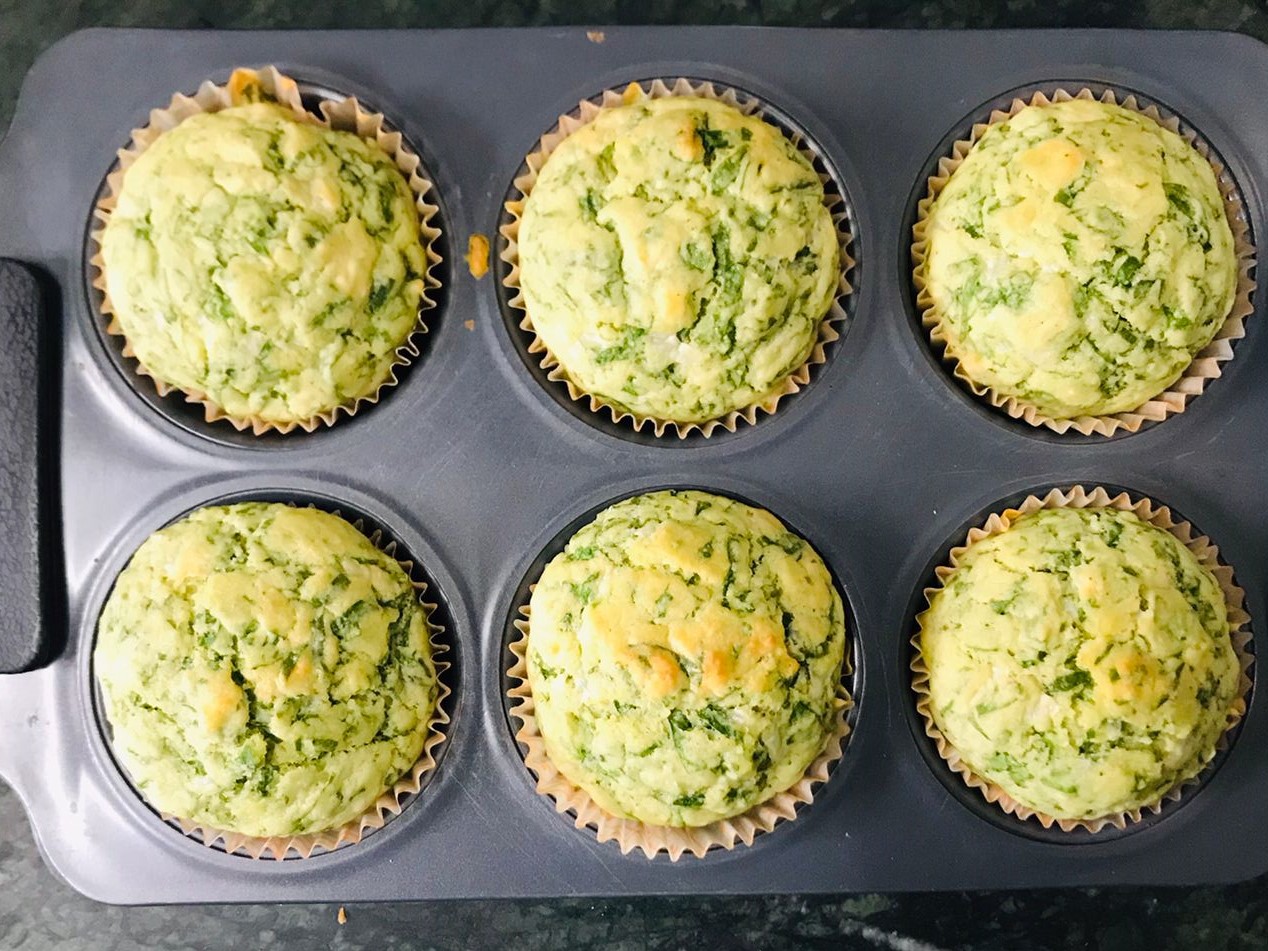 Spinach and Cheese Muffins Recipe