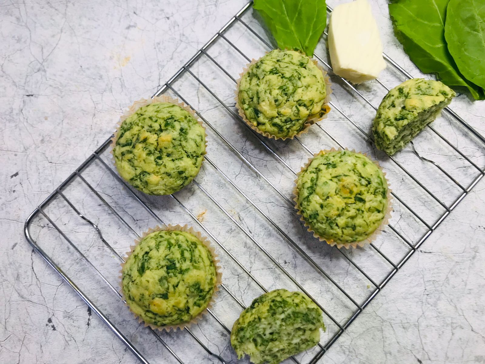 Spinach and Cheese Muffins Recipe