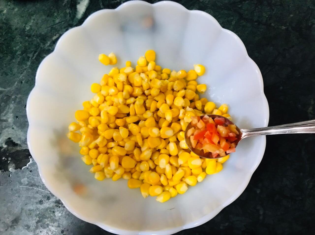 Corn Bhel Recipe