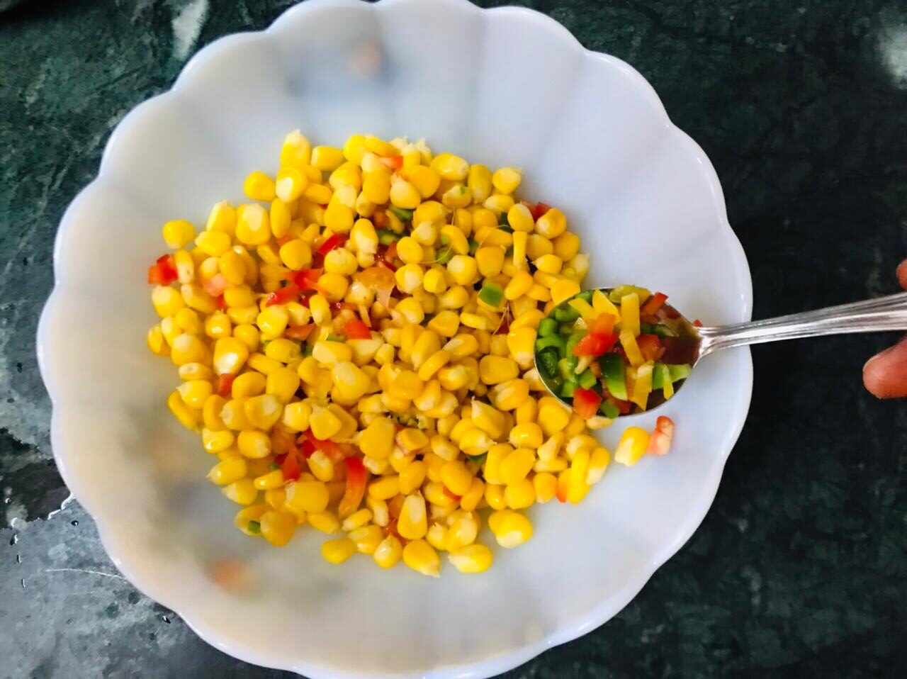 Corn Bhel Recipe