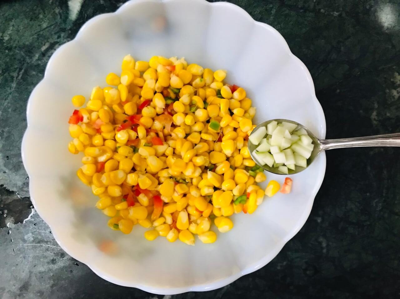 Corn Bhel Recipe