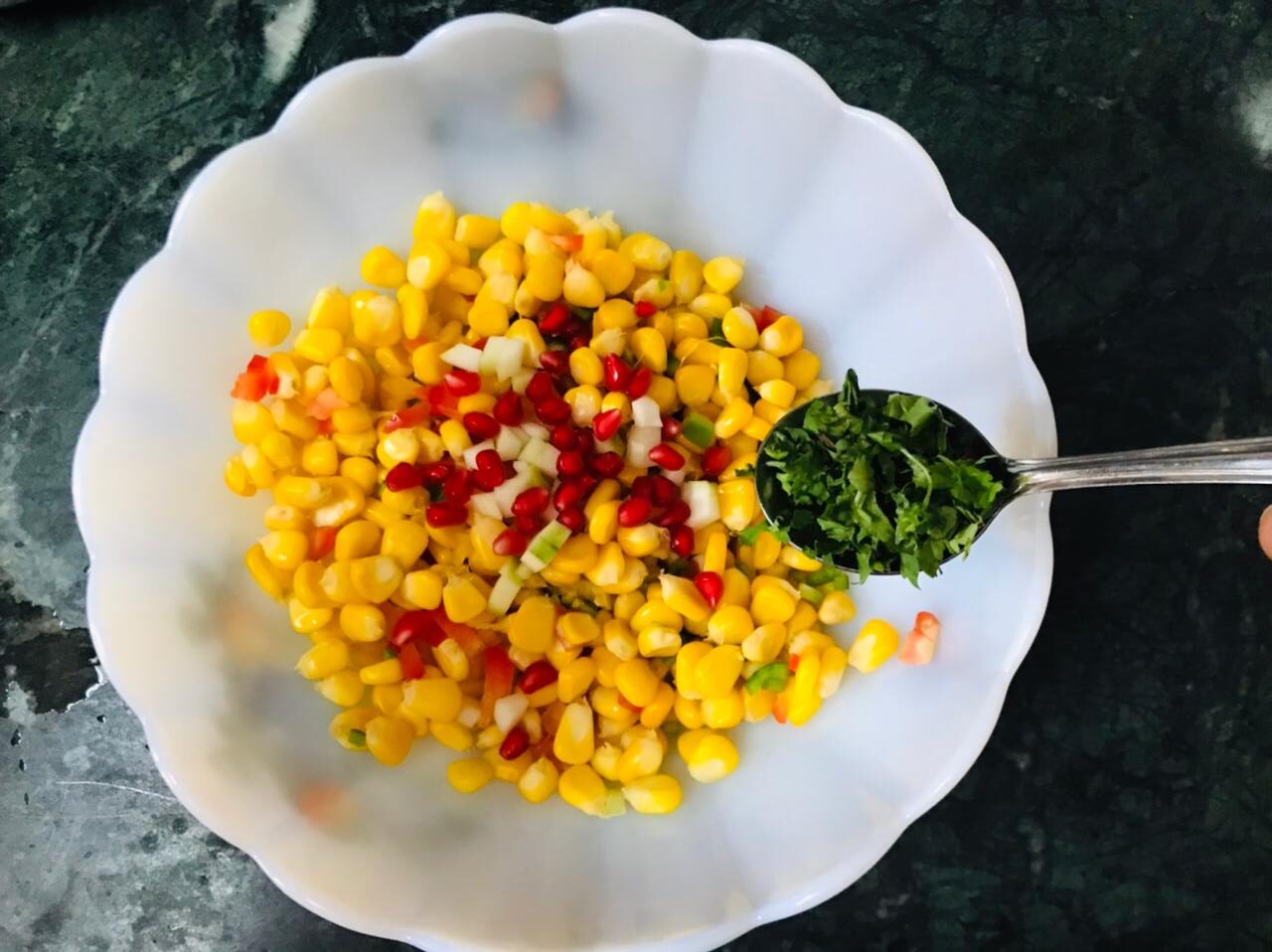 Corn Bhel Recipe