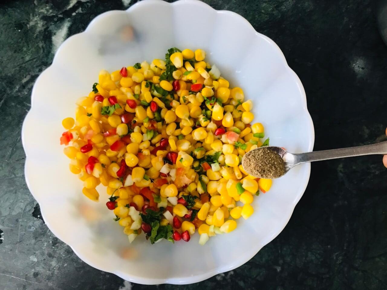 Corn Bhel Recipe