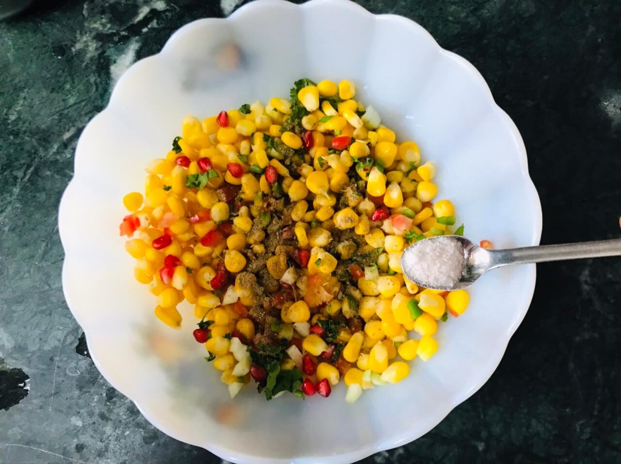 Corn Bhel Recipe