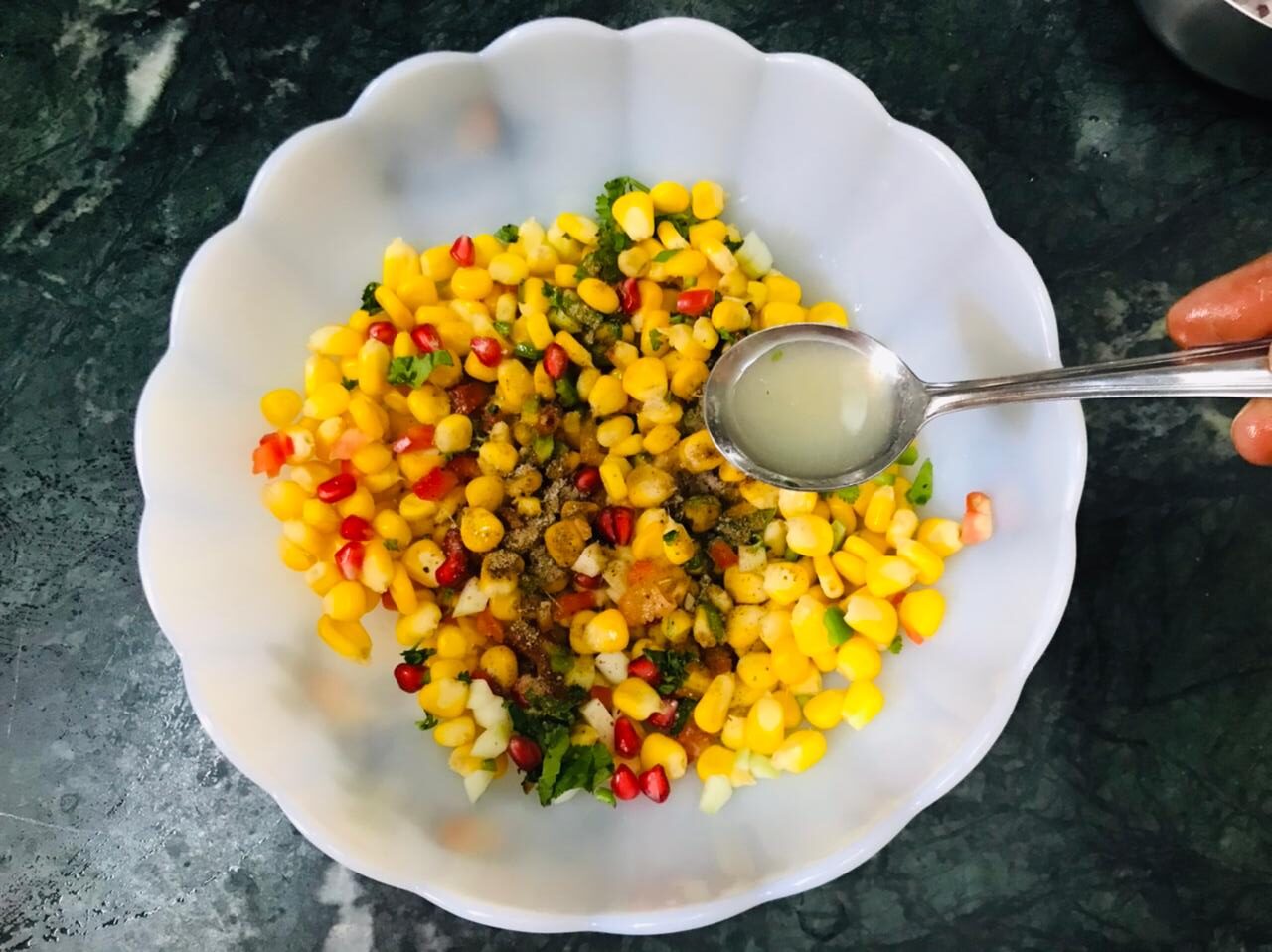 Corn Bhel Recipe