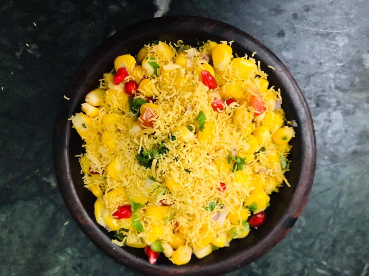 Corn Bhel Recipe