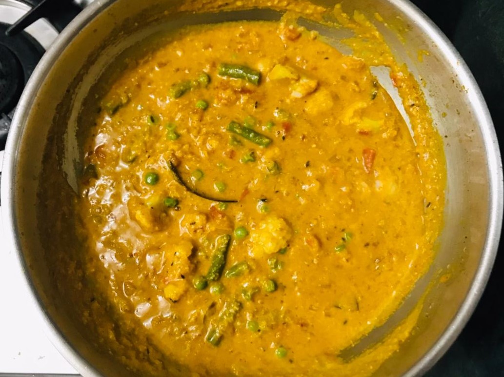 South Indian Vegetable Korma Recipe