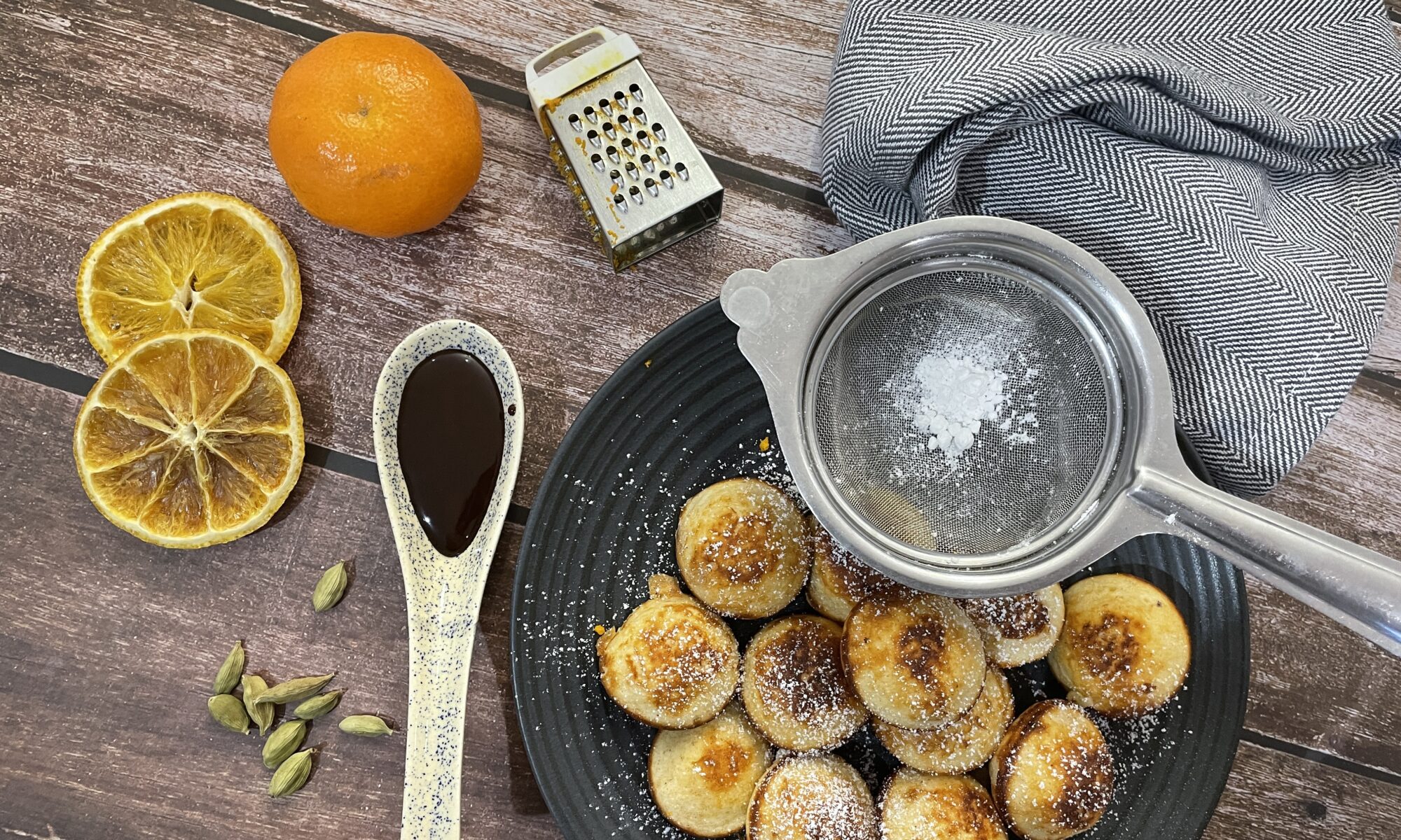 Orange and Cardamom Aebleskiver Recipe