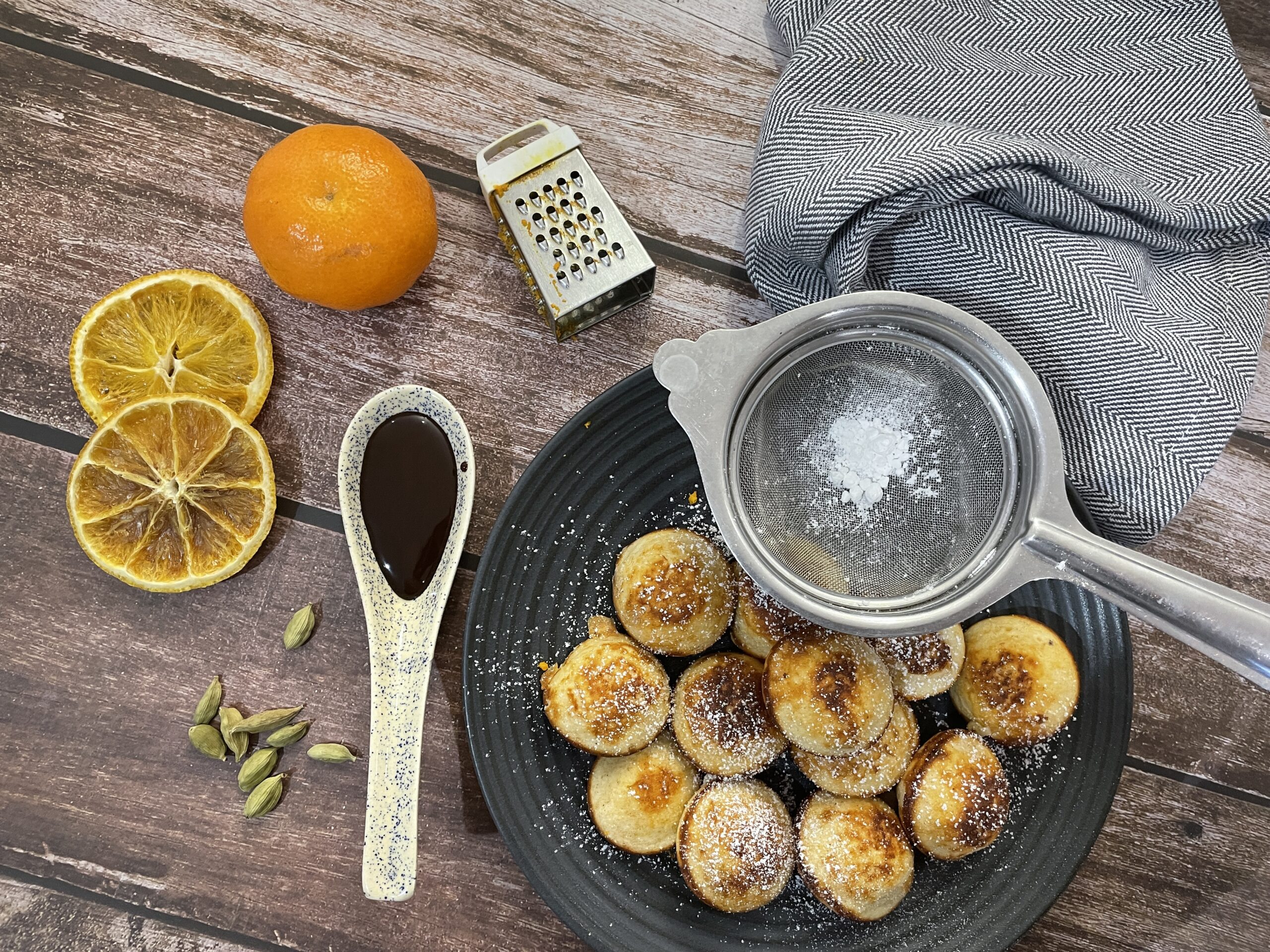 Orange and Cardamom Aebleskiver Recipe