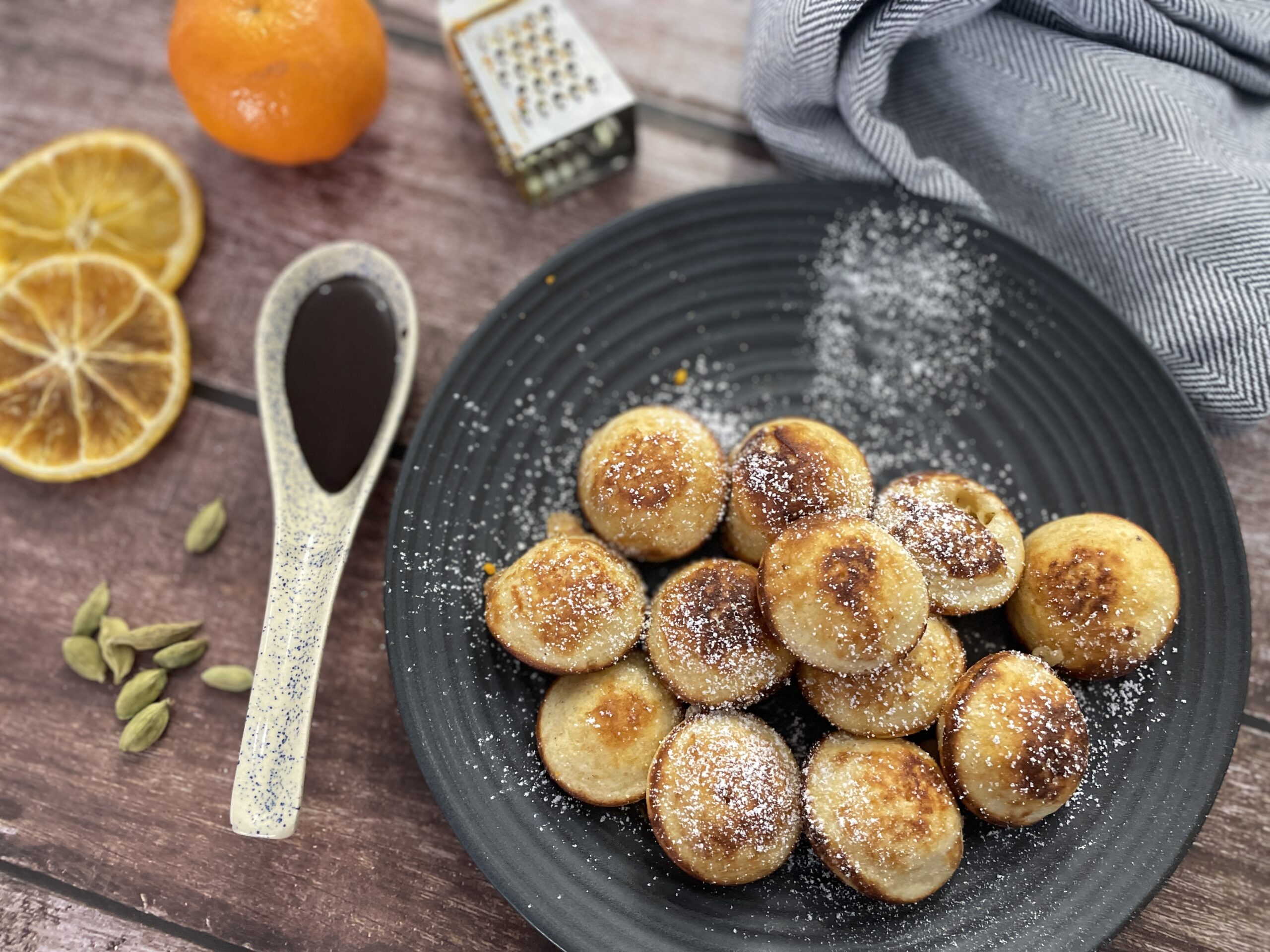 Orange and Cardamom Aebleskiver Recipe