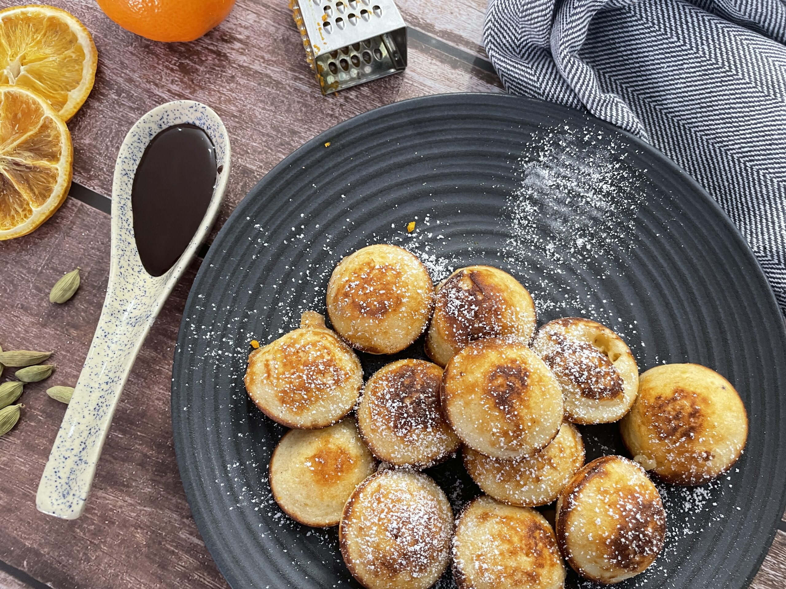 Orange and Cardamom Aebleskiver Recipe