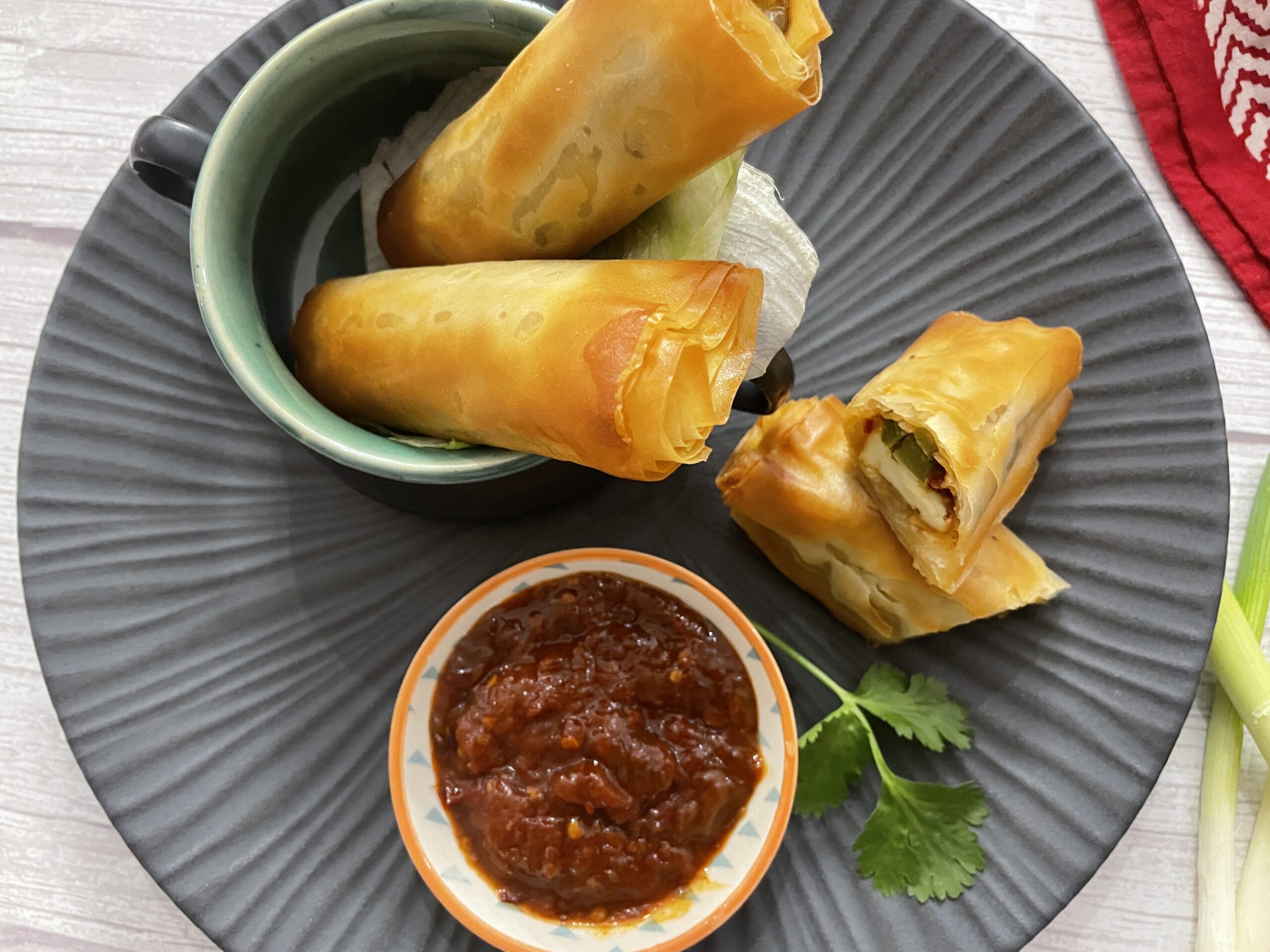 Paneer Firecracker Rolls Recipe