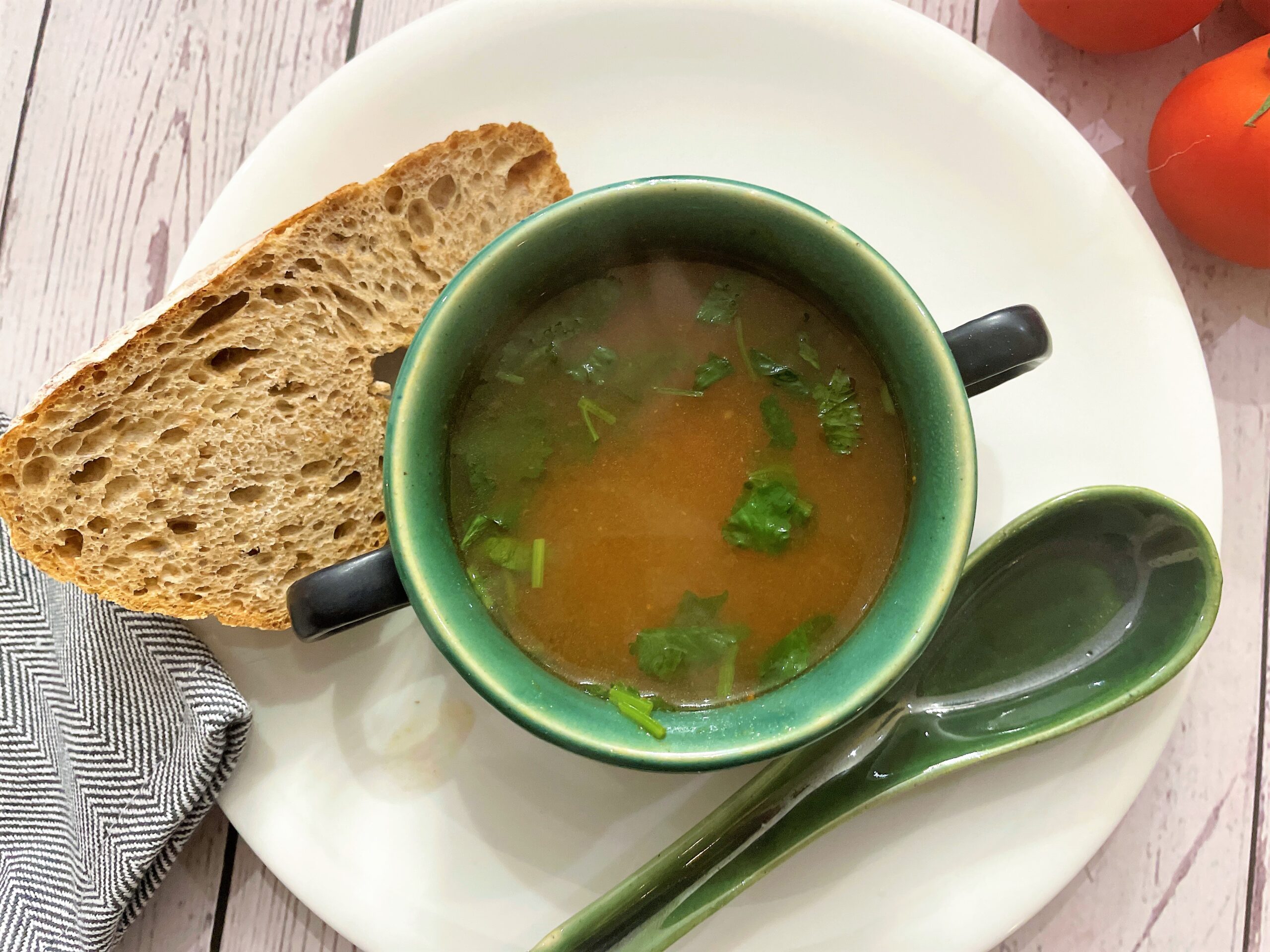 Tomato and Coriander Shorba Recipe