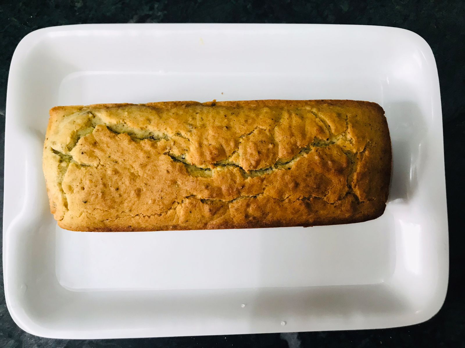 Eggless Rose and Pistachio Cake Recipe