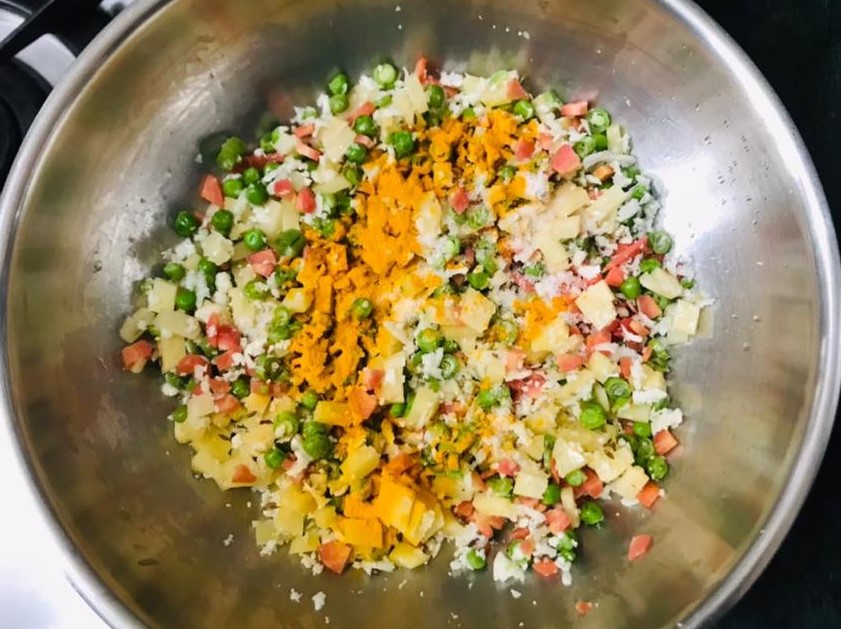 Vegetable Mughlai Paratha Recipe